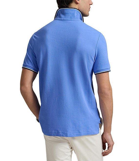 Polo Ralph Lauren Classic Fit Tipped Mesh Short Sleeve Polo Shirt Product Image