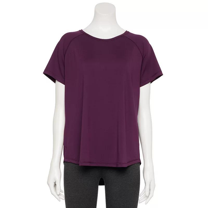 Women's Tek Gear® Adaptive Dry Tek Tee, Size: XXL, Mineral Black Sd Product Image