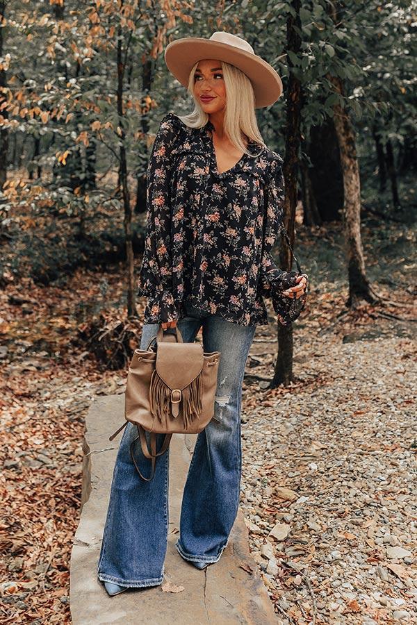 Feel The Romance Floral Shift Top Product Image