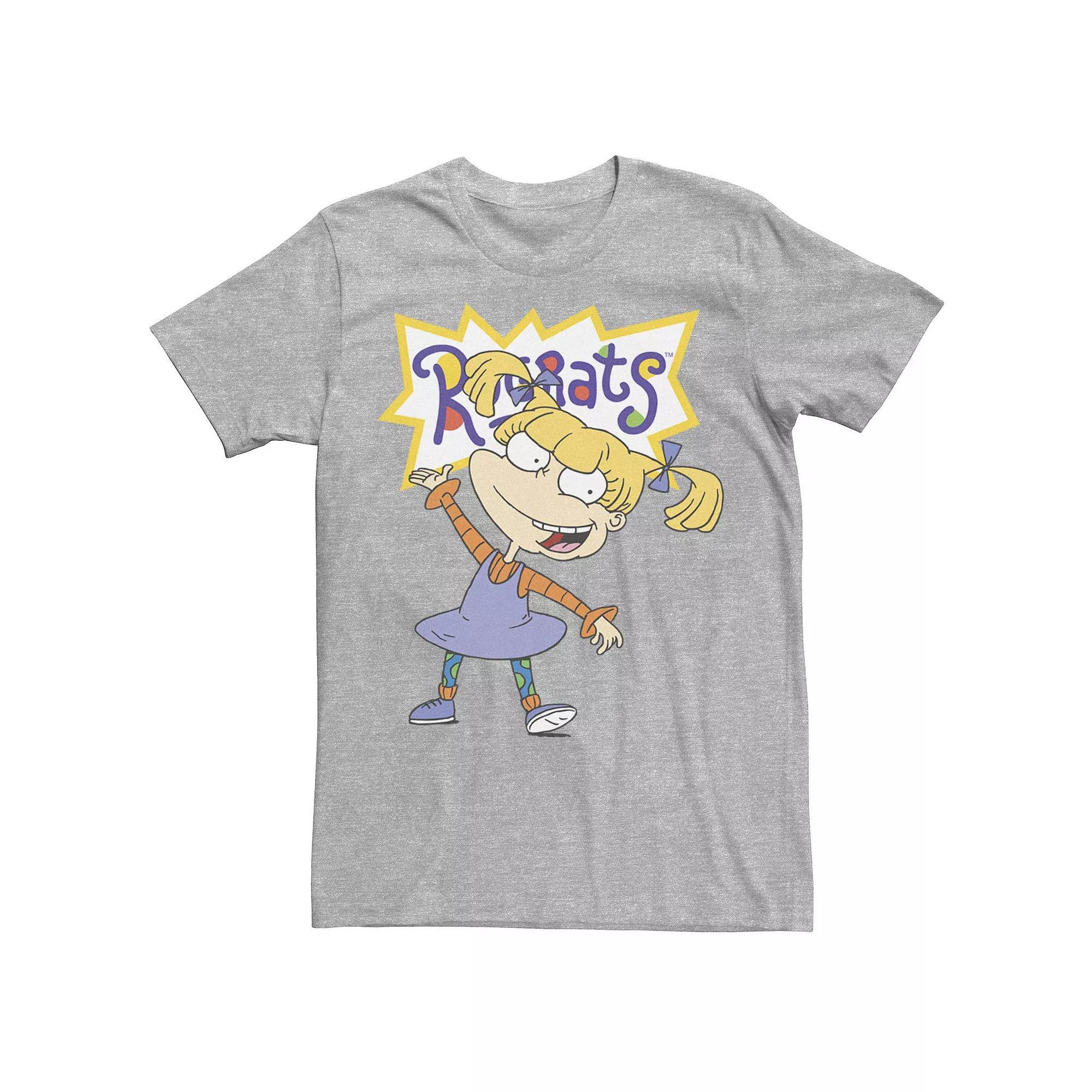 Men's Nickelodeon Rugrats Angelica Simple Portrait Graphic Tee, Size: XL, Athletic Grey Product Image