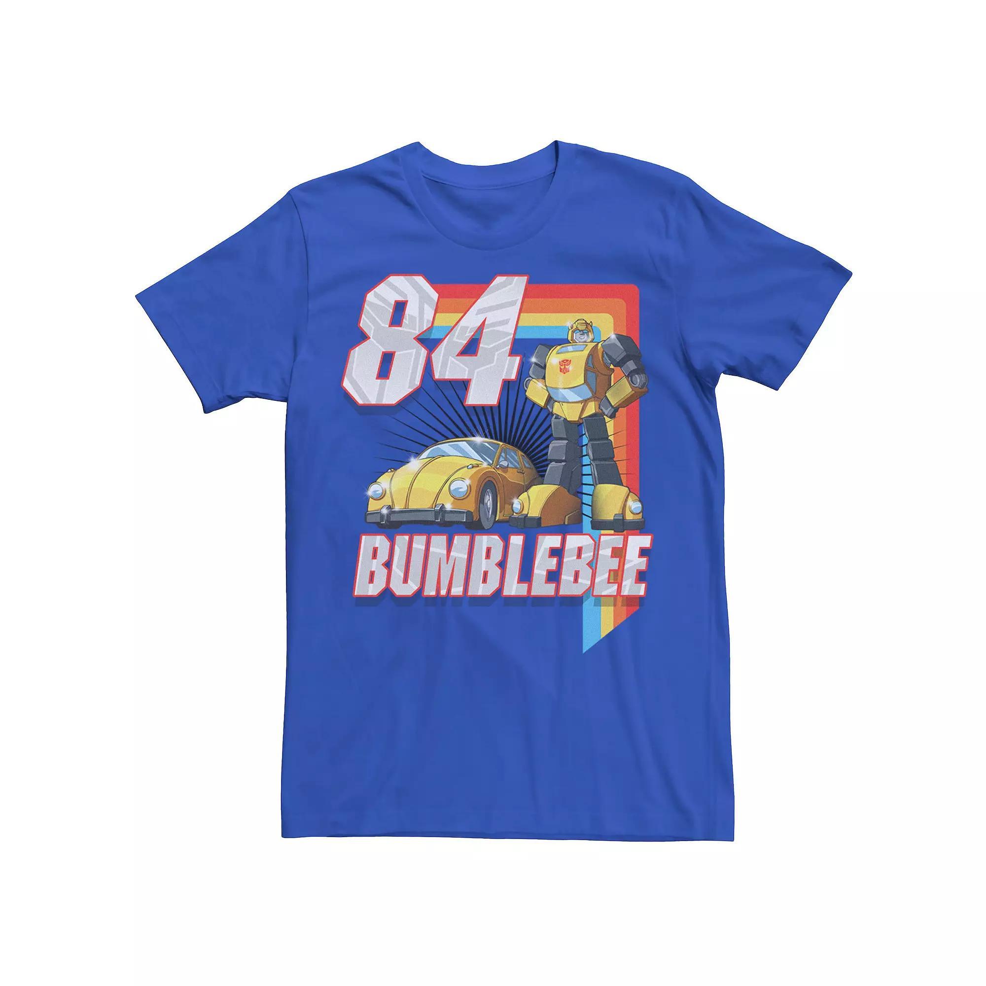 Men's Transformers Bumblebee 84 Retro Tee, Size: Small, Royal Product Image