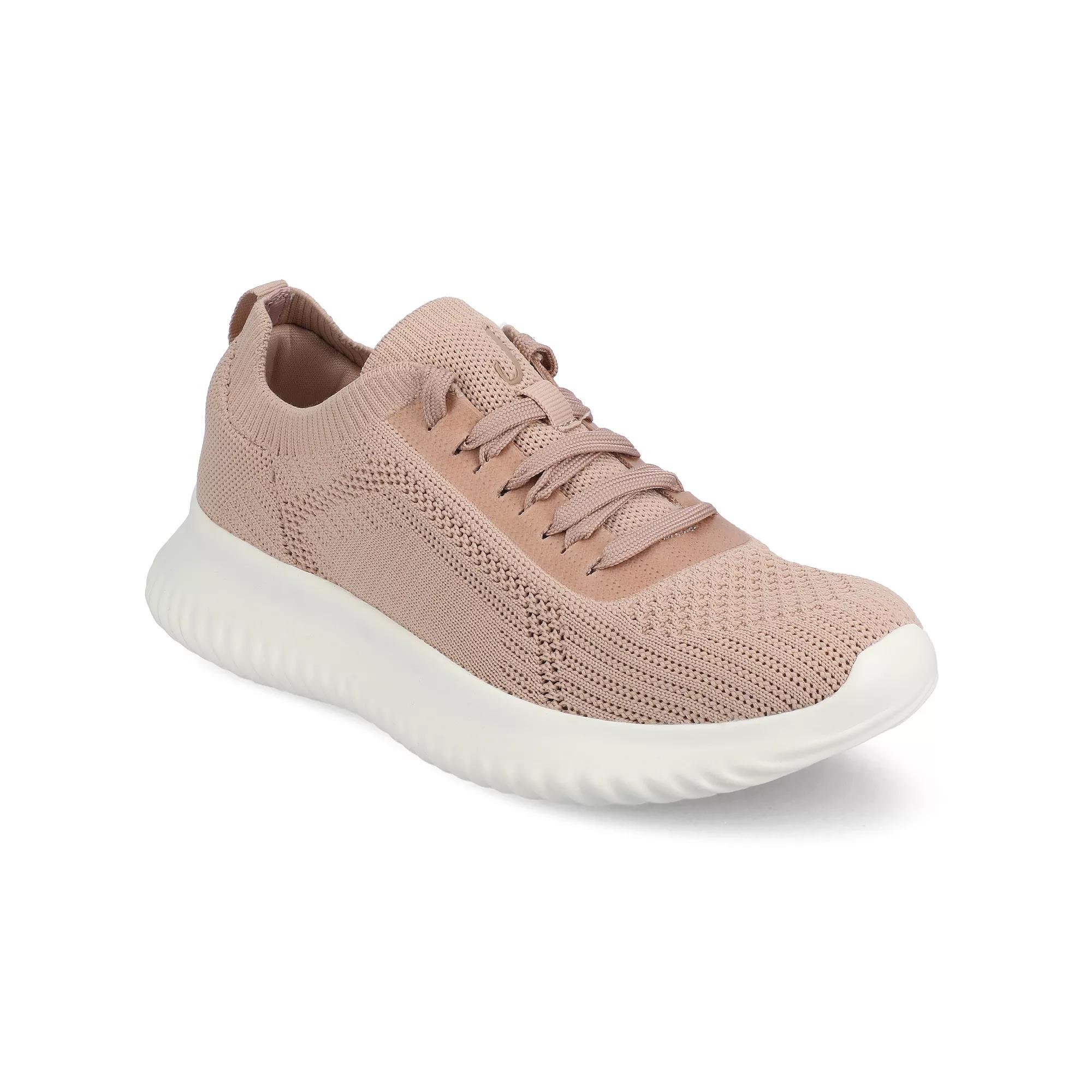 Journee Brena Women's Casual Lace-Up Sneakers, Size: 8, Pink Product Image