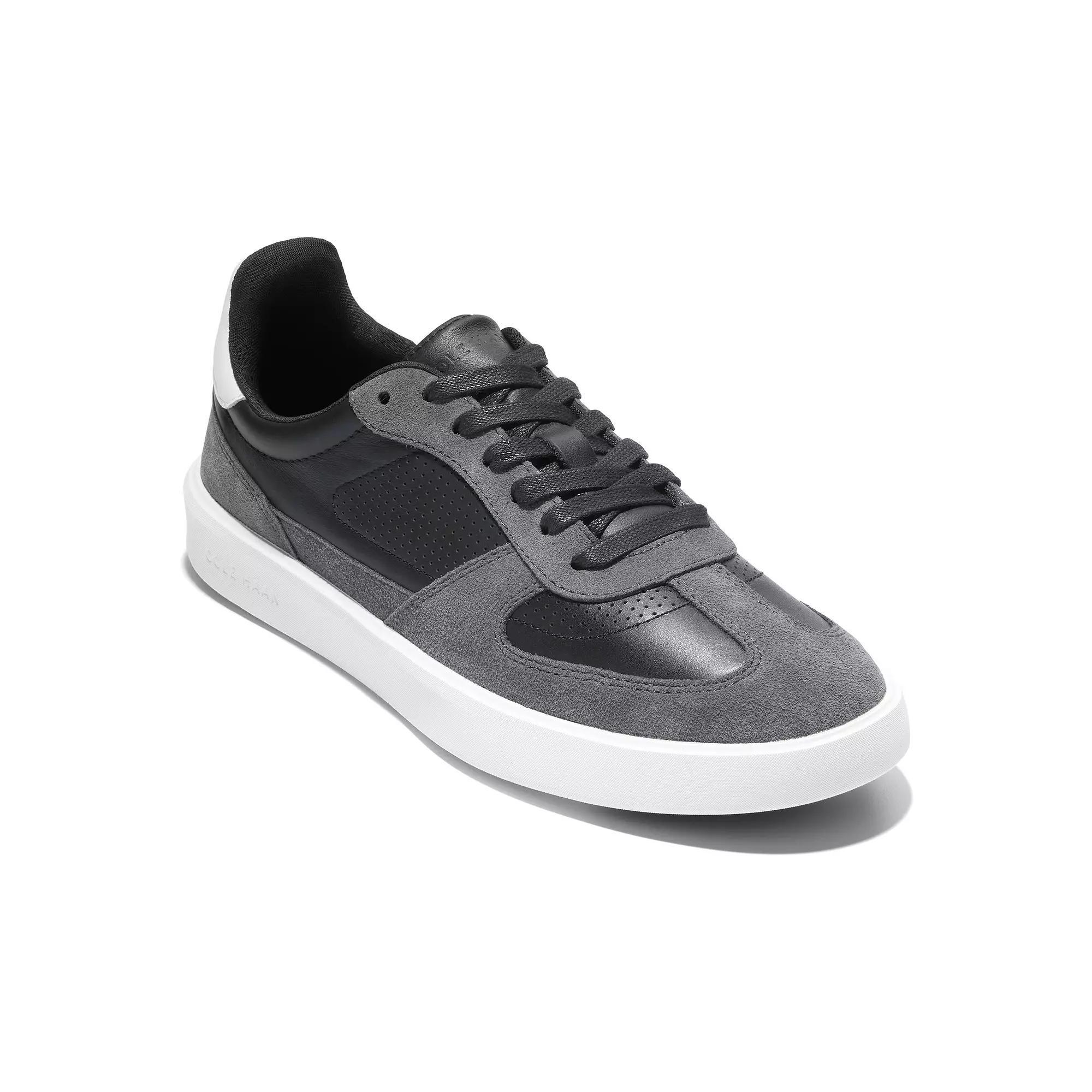 Cole Haan Grand Crosscourt Men's Modern Turf Sneakers, Size: 8.5, Black Gray Pinstripe Product Image