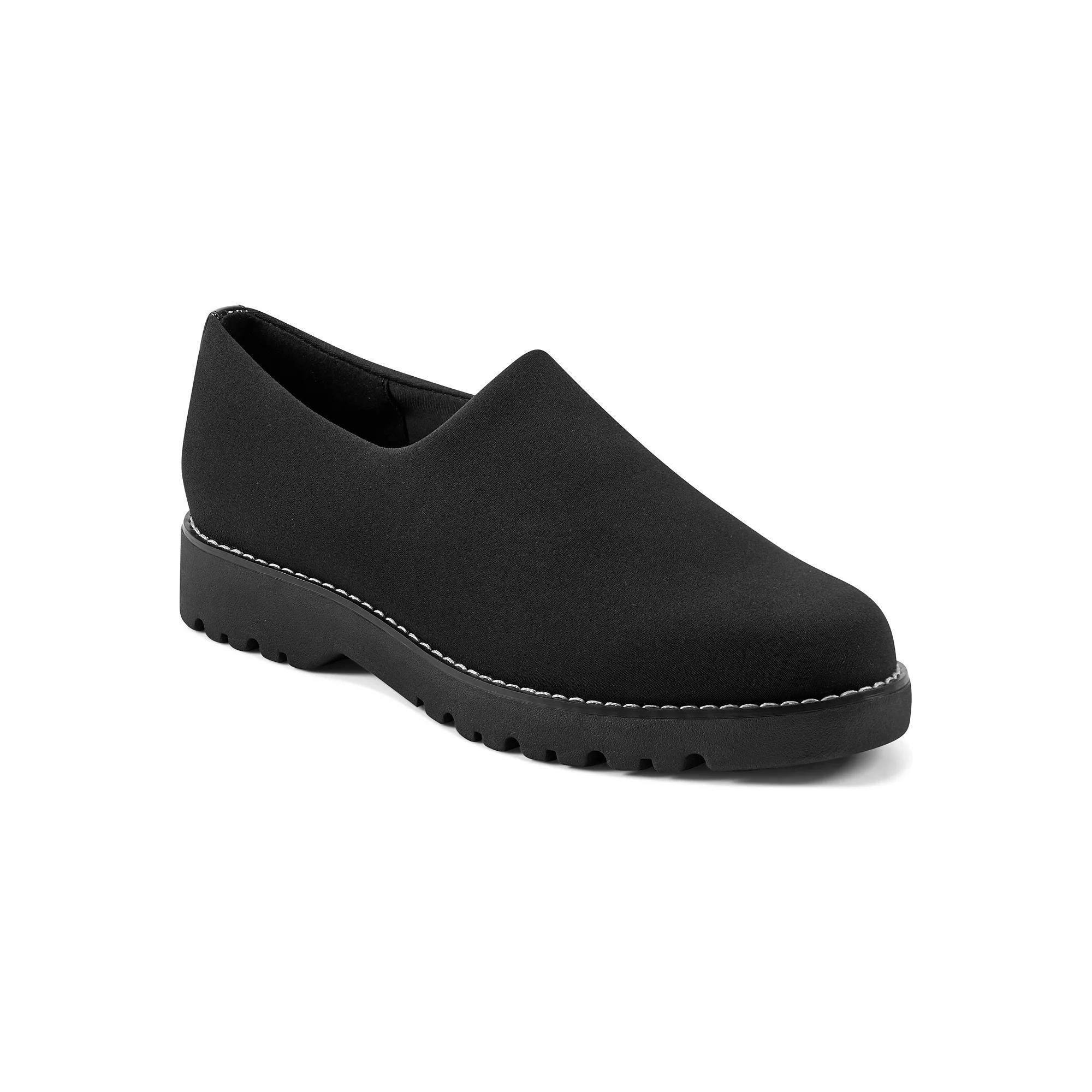 Easy Spirit Hewitt Women's Pull-On Loafers, Size: 7.5 Wide, Black Product Image