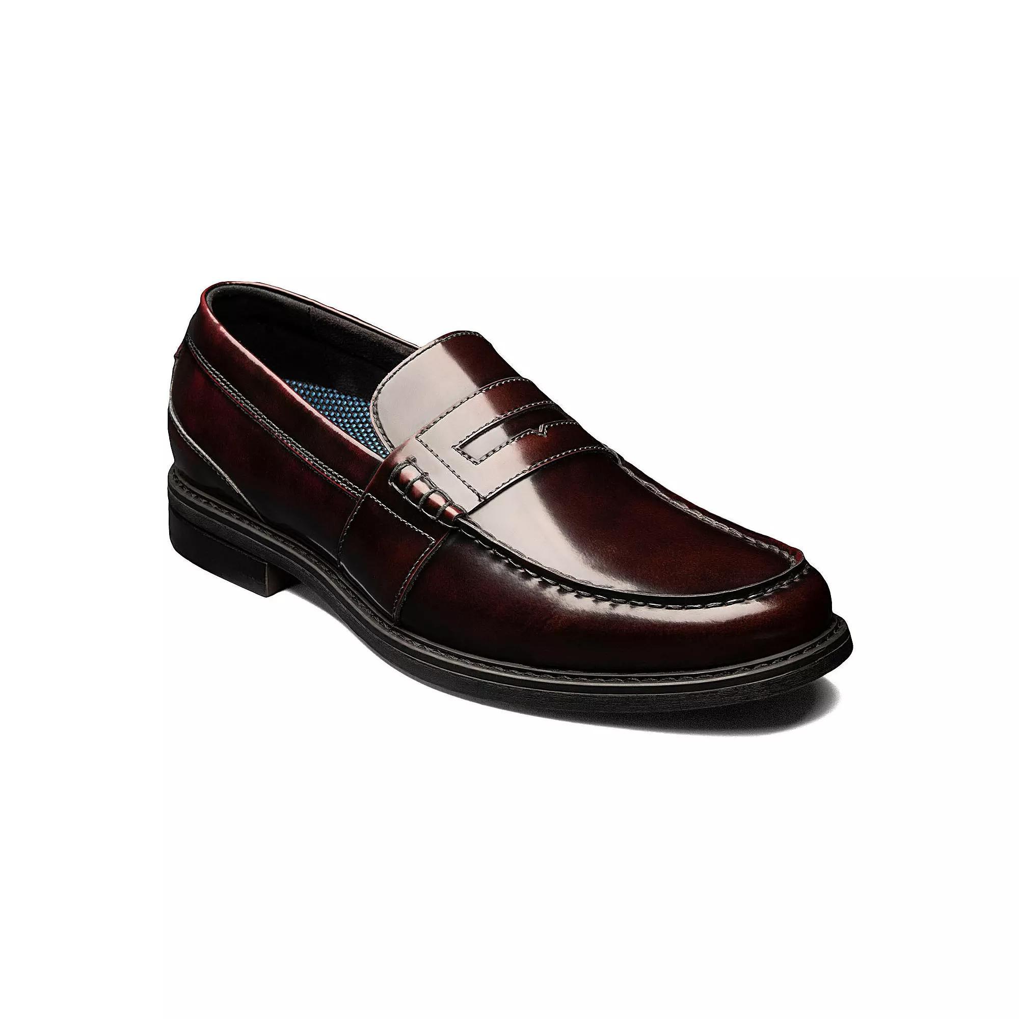Nunn Bush® Lincoln Men's Penny Loafers, Size: 9.5, Red Team Product Image