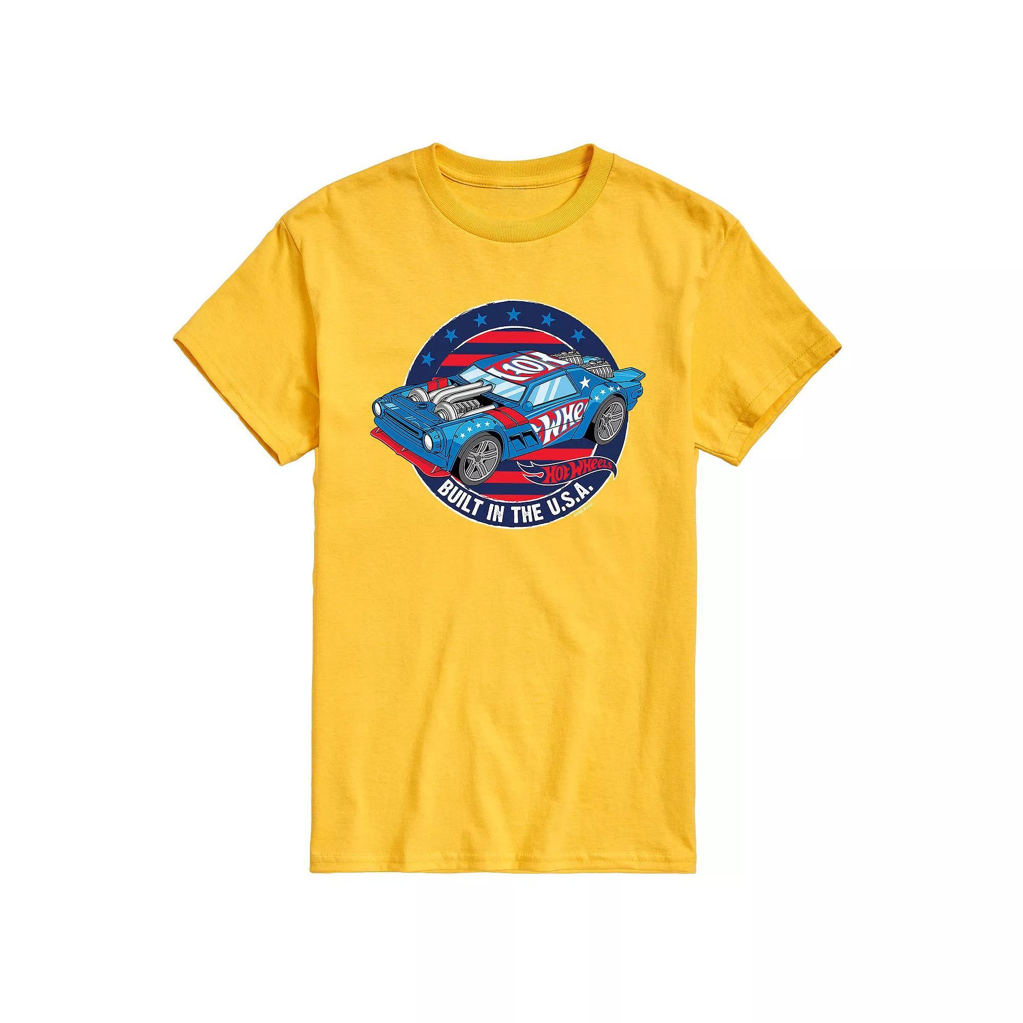 Mens Hot Wheels Built In USA Tee Product Image