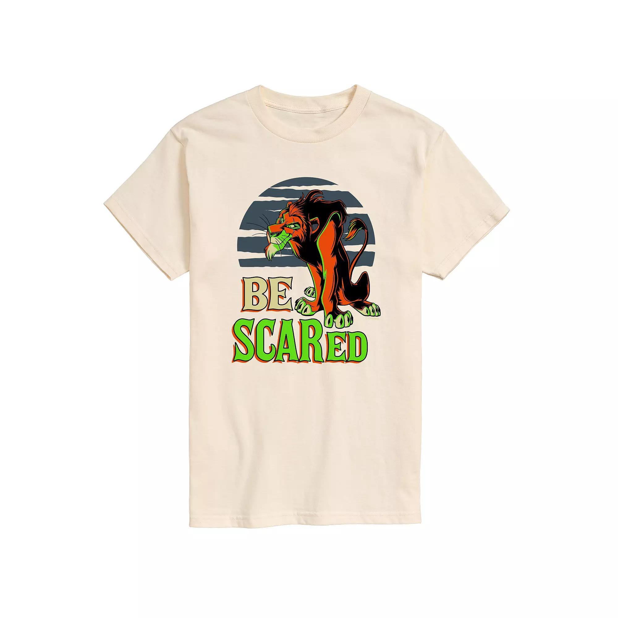 Disney Villains Lion King Scar Mens Be Scared Graphic Tee Product Image