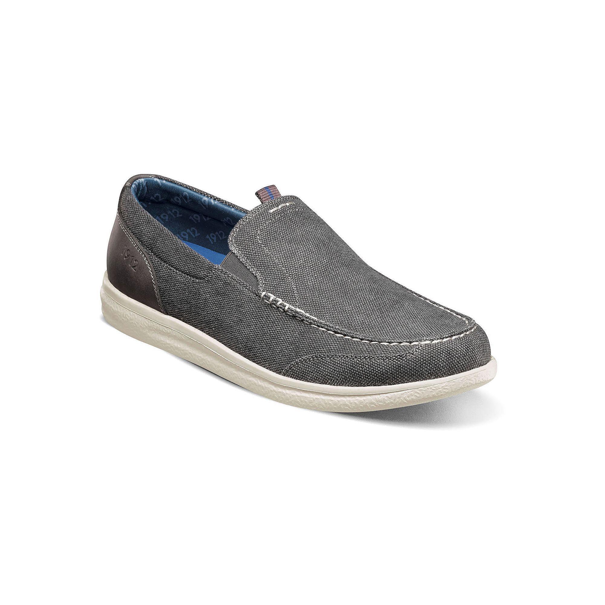 Nunn Bush® Brewski Men's Venetian Slip-On Shoes, Size: 13 Wide, Grey Product Image