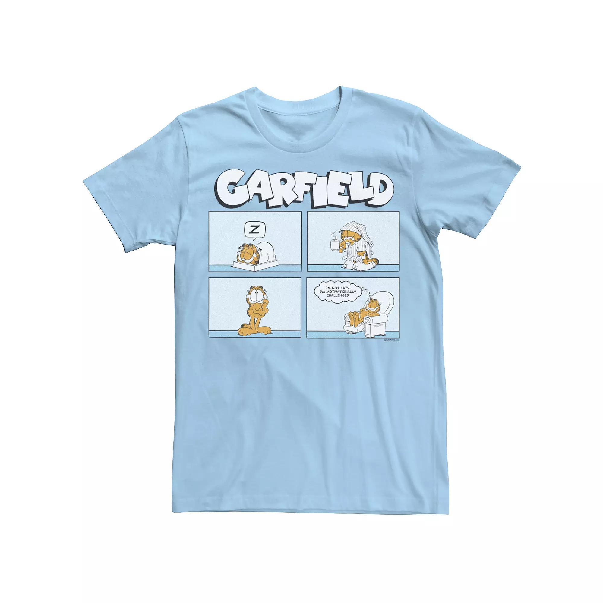 Mens Garfield Comic Boxed Up Tee Product Image
