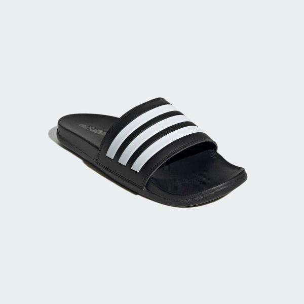 adidas Adilette Comfort Men's Slide Sandals, Size: 15, Black White Black Product Image