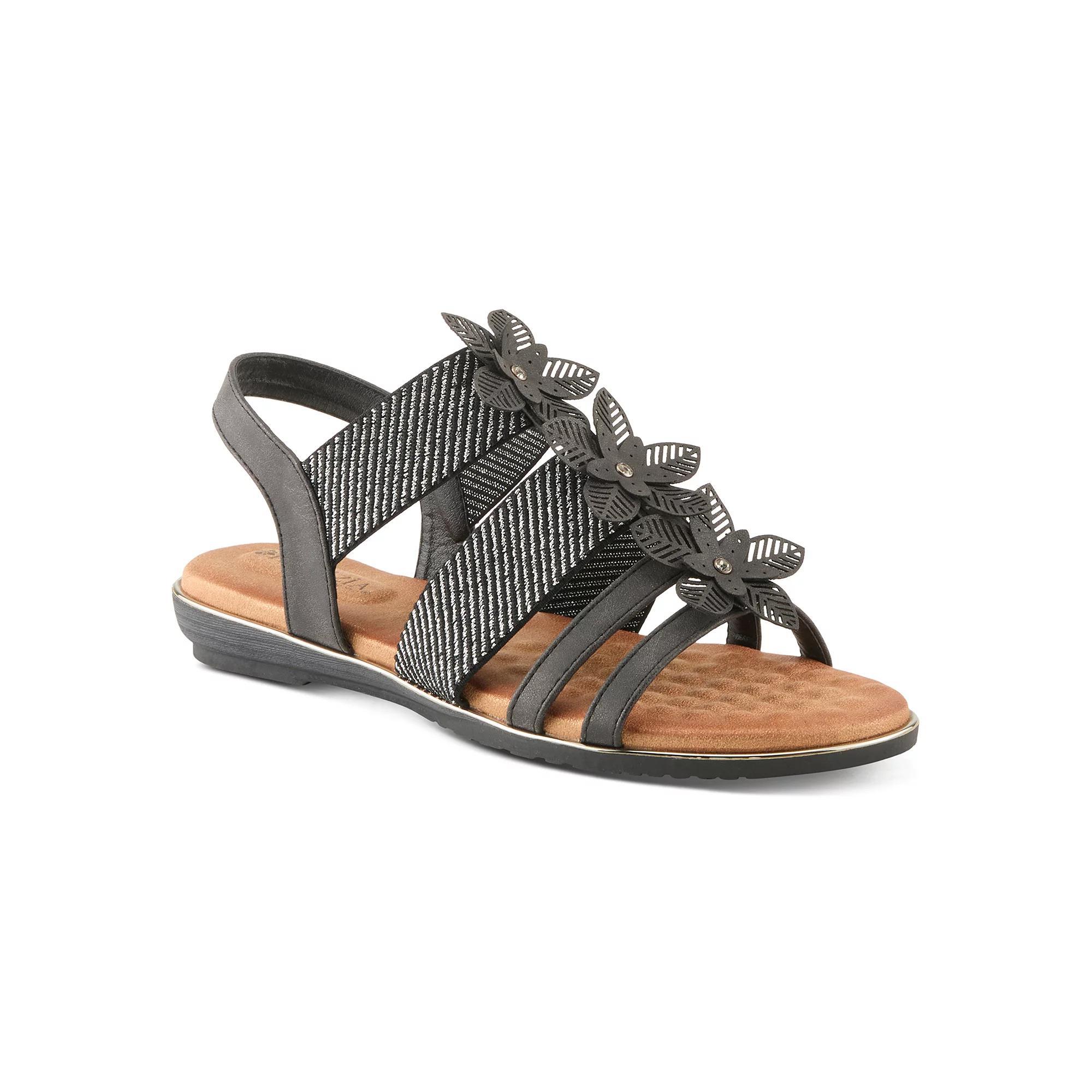 Patrizia Omana Women's Flat Slide Sandals, Size: 41, Black Product Image