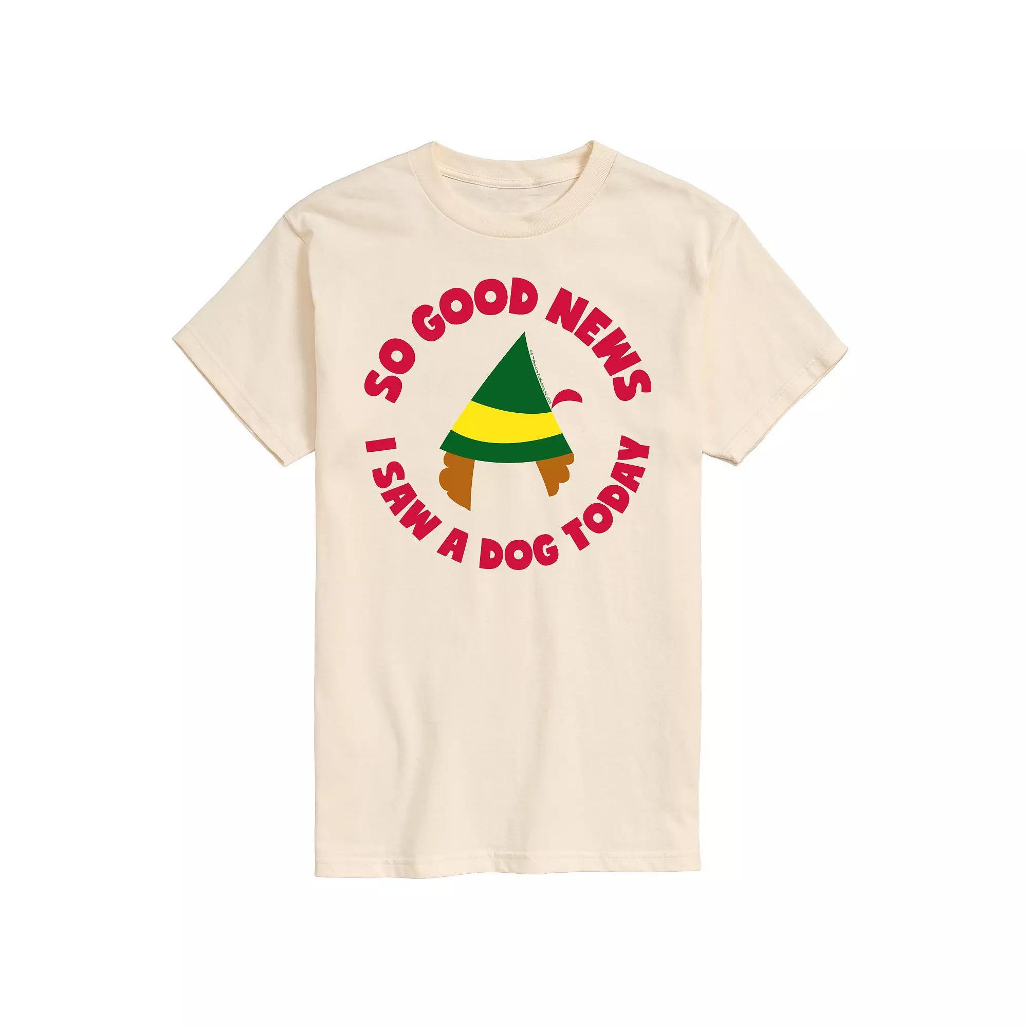 Men's Elf Saw A Dog Tee, Size: Large, Black Product Image