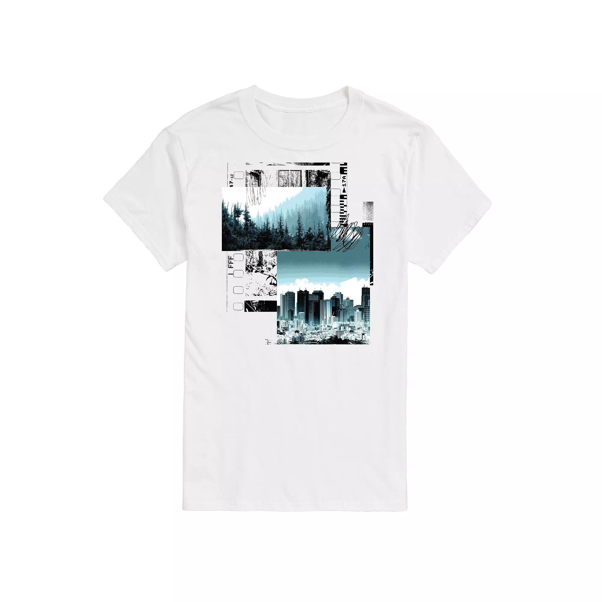 Big & Tall Grungescape Tee, Mens Product Image
