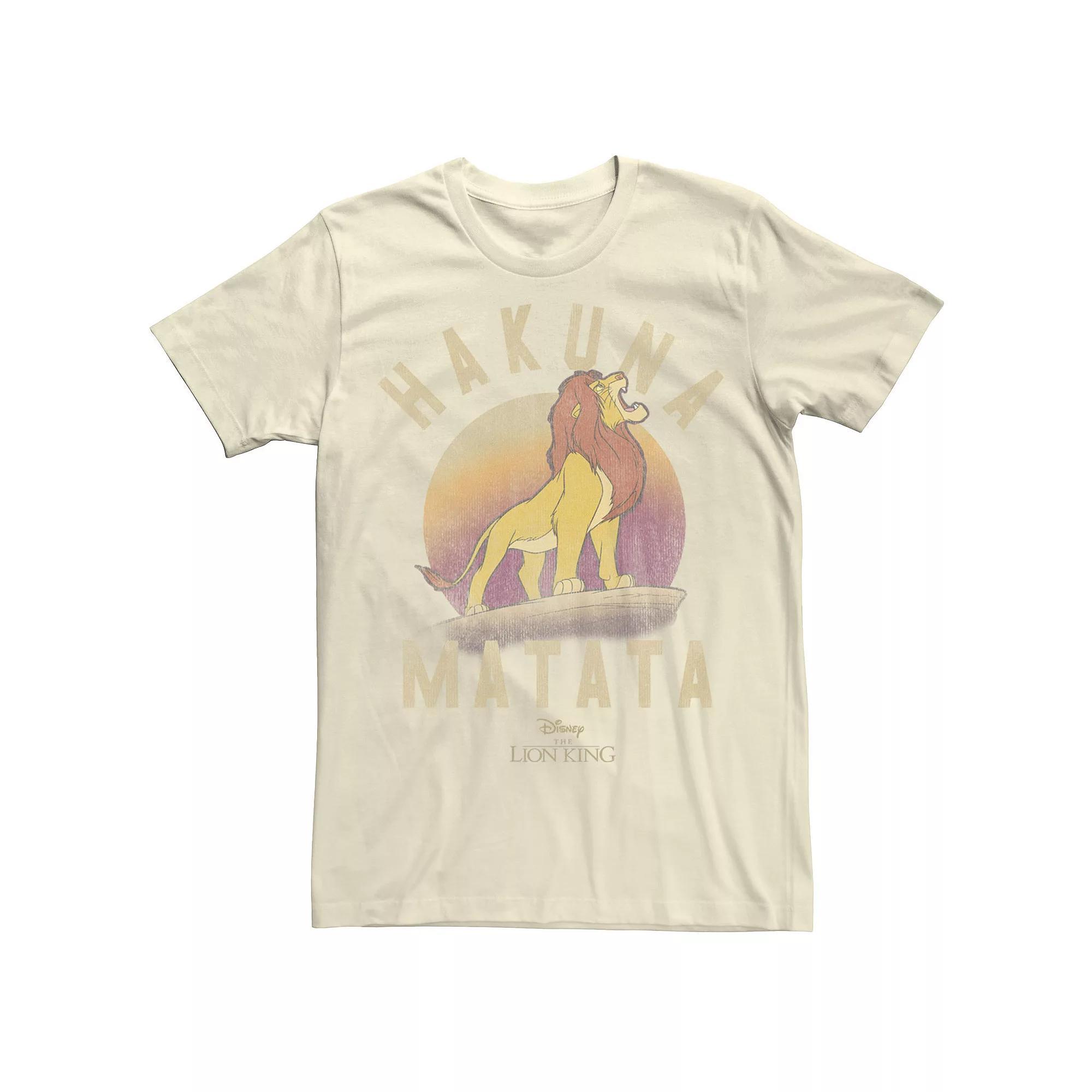 Disneys The Lion King Simba Mens Hakuna Matata Tee Product Image
