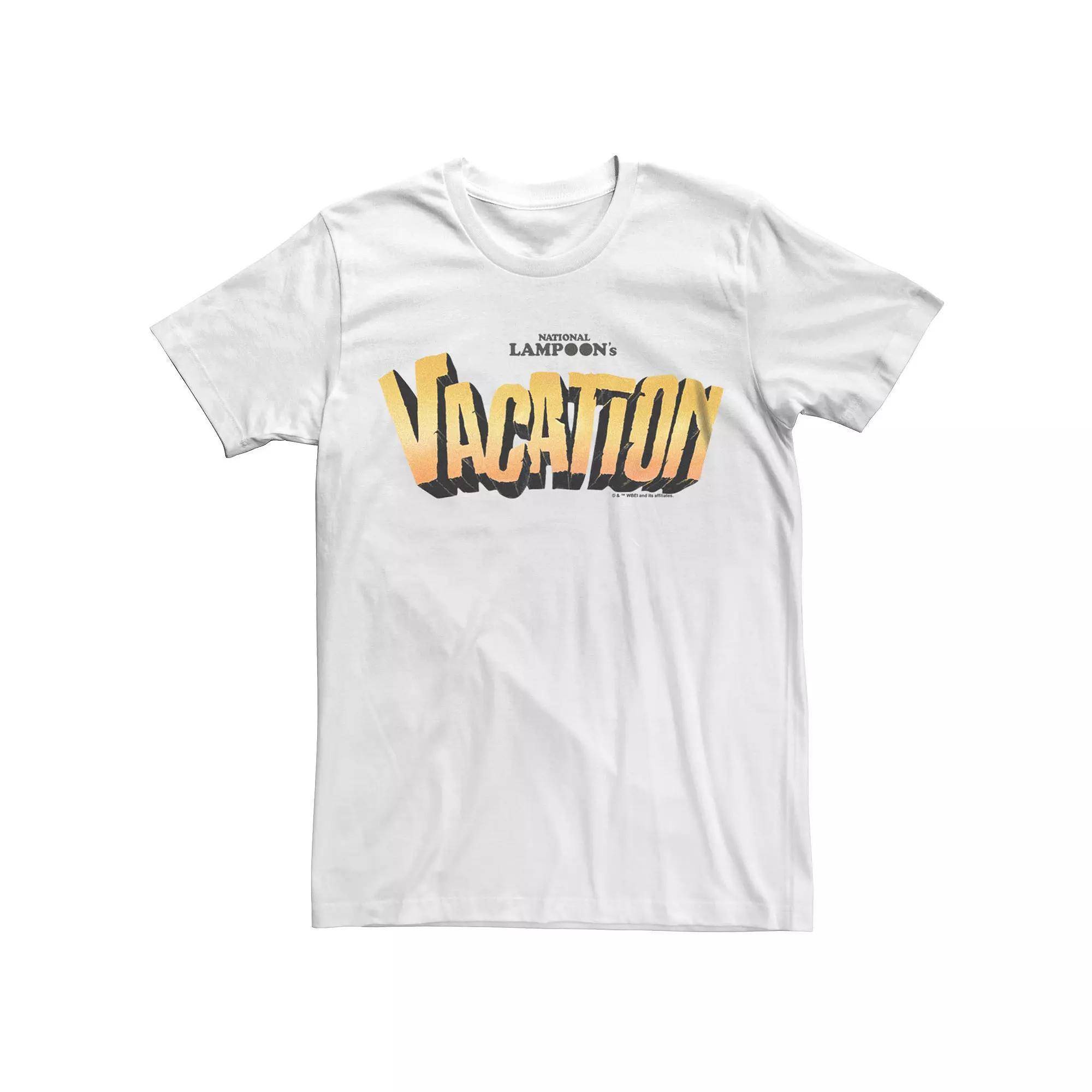 Men's WB The 100 National Lampoon's Vacation Title Graphic Tee, Size: XS, White Product Image