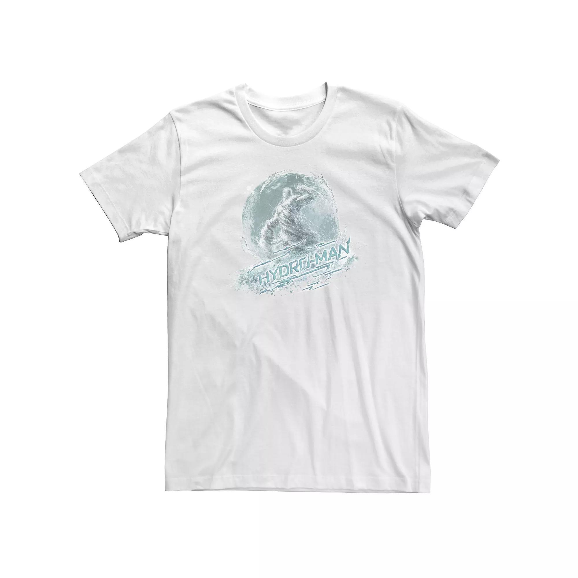 Big & Tall Marvel Spider-Man Far From Home Action Portrait Logo Tee, Men's, Size: 3XL Tall, White Product Image