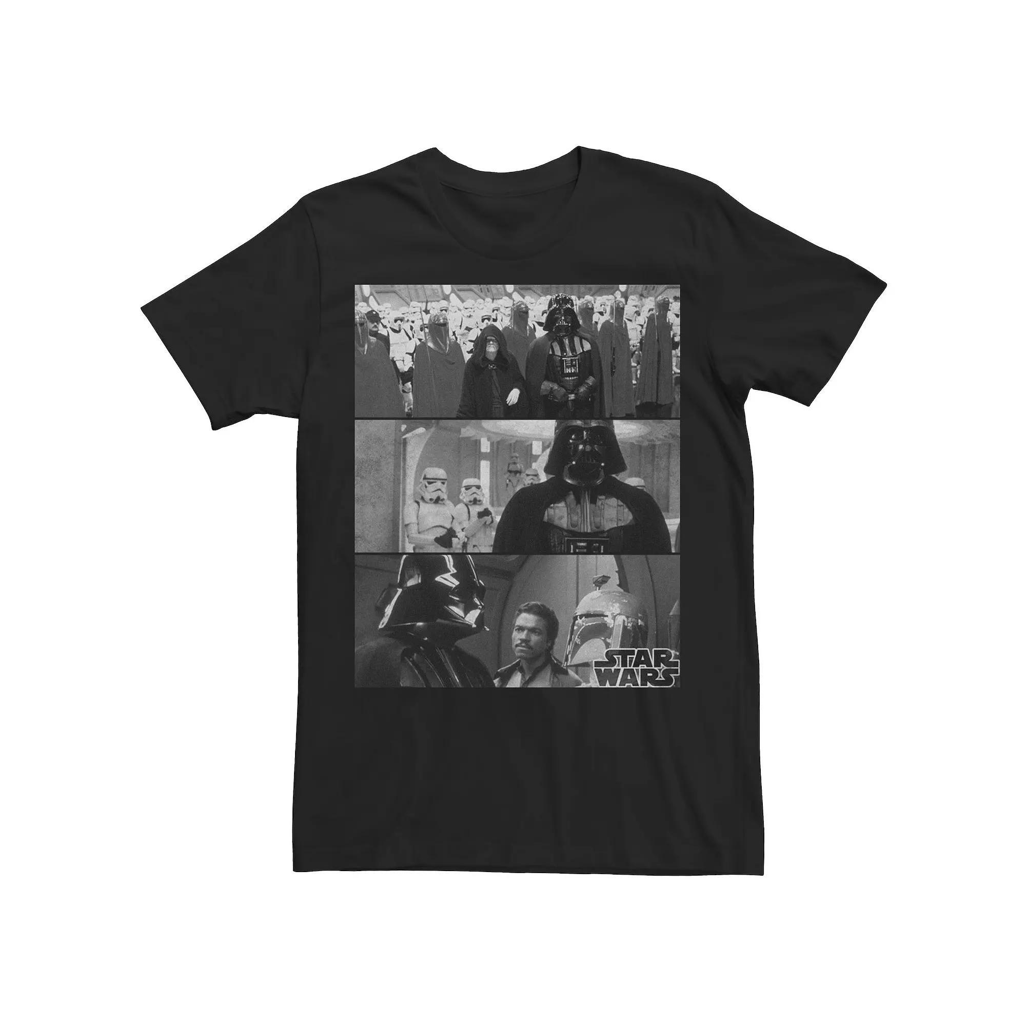Men's Star Wars Three Panel Graphic Tee, Size: Large, Black Product Image