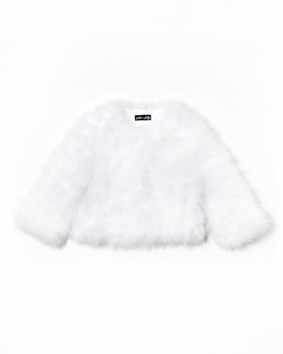 Cropped Feather Bolero Product Image