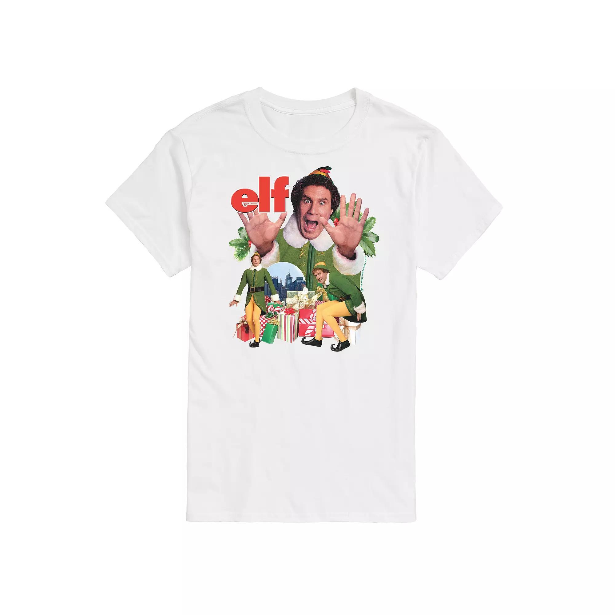 Big & Tall Elf Merch Graphic Tee, Mens Product Image