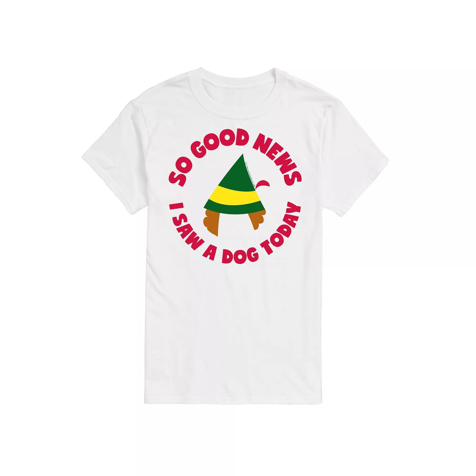 Men's Elf Saw A Dog Tee, Size: Large, Black Product Image