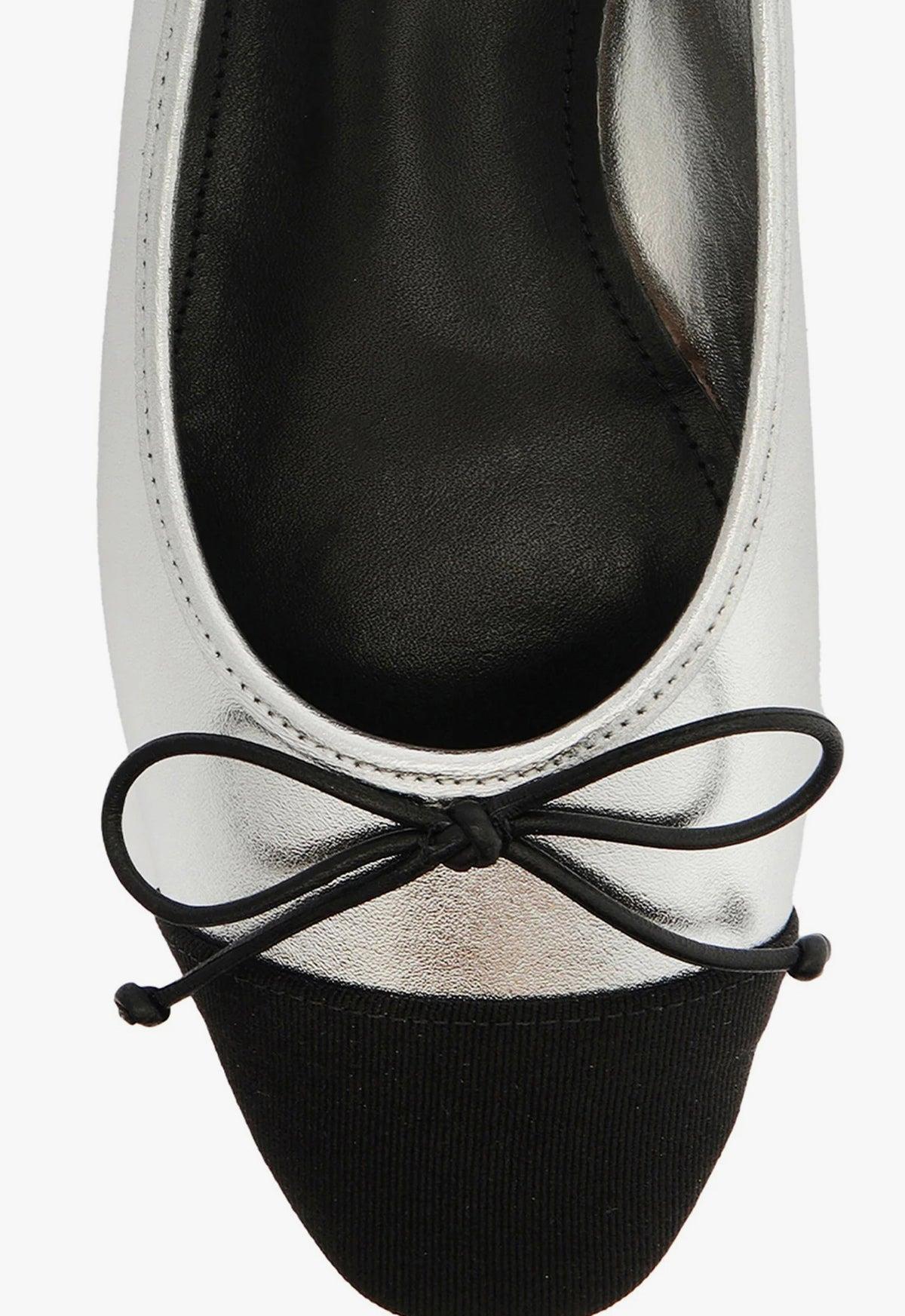 Arissa Metallic Leather Flat Product Image
