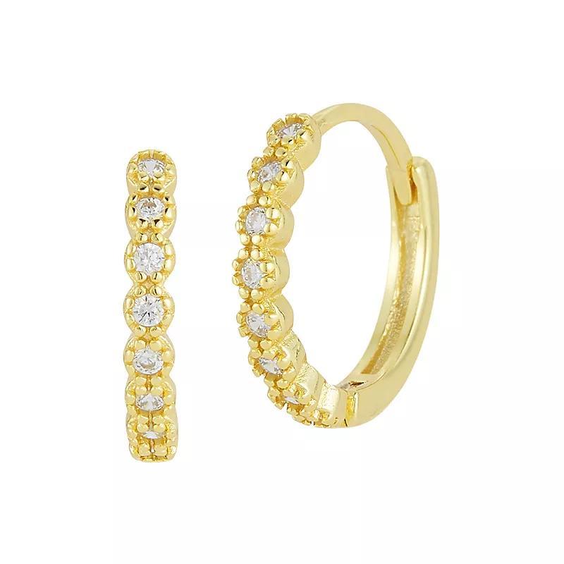 Sunkissed Sterling Freshwater Cultured Pearl Stud Earrings, Women's, Gold Tone Product Image