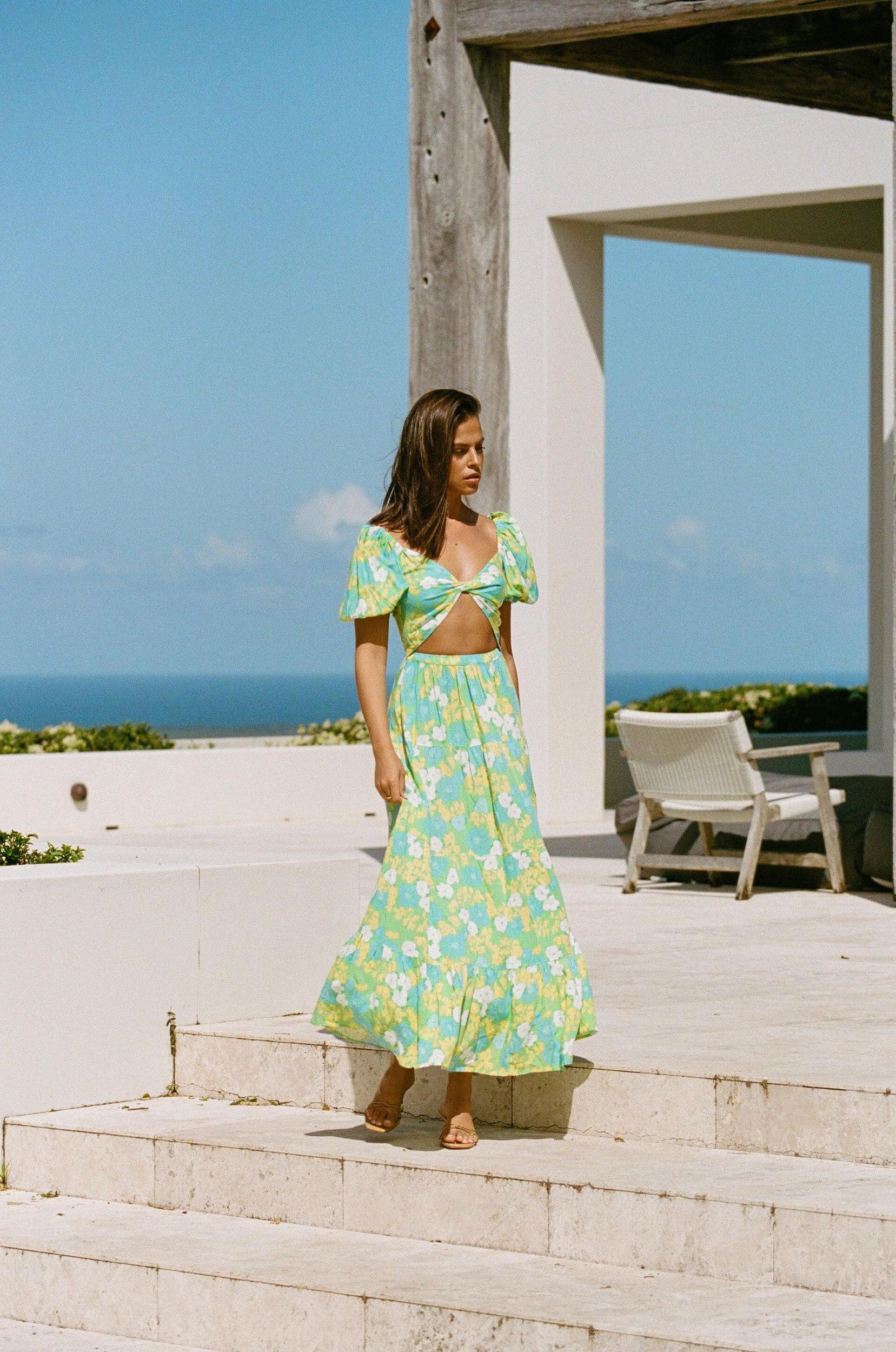 Belle Maxi Dress - Bryony Tropical Product Image