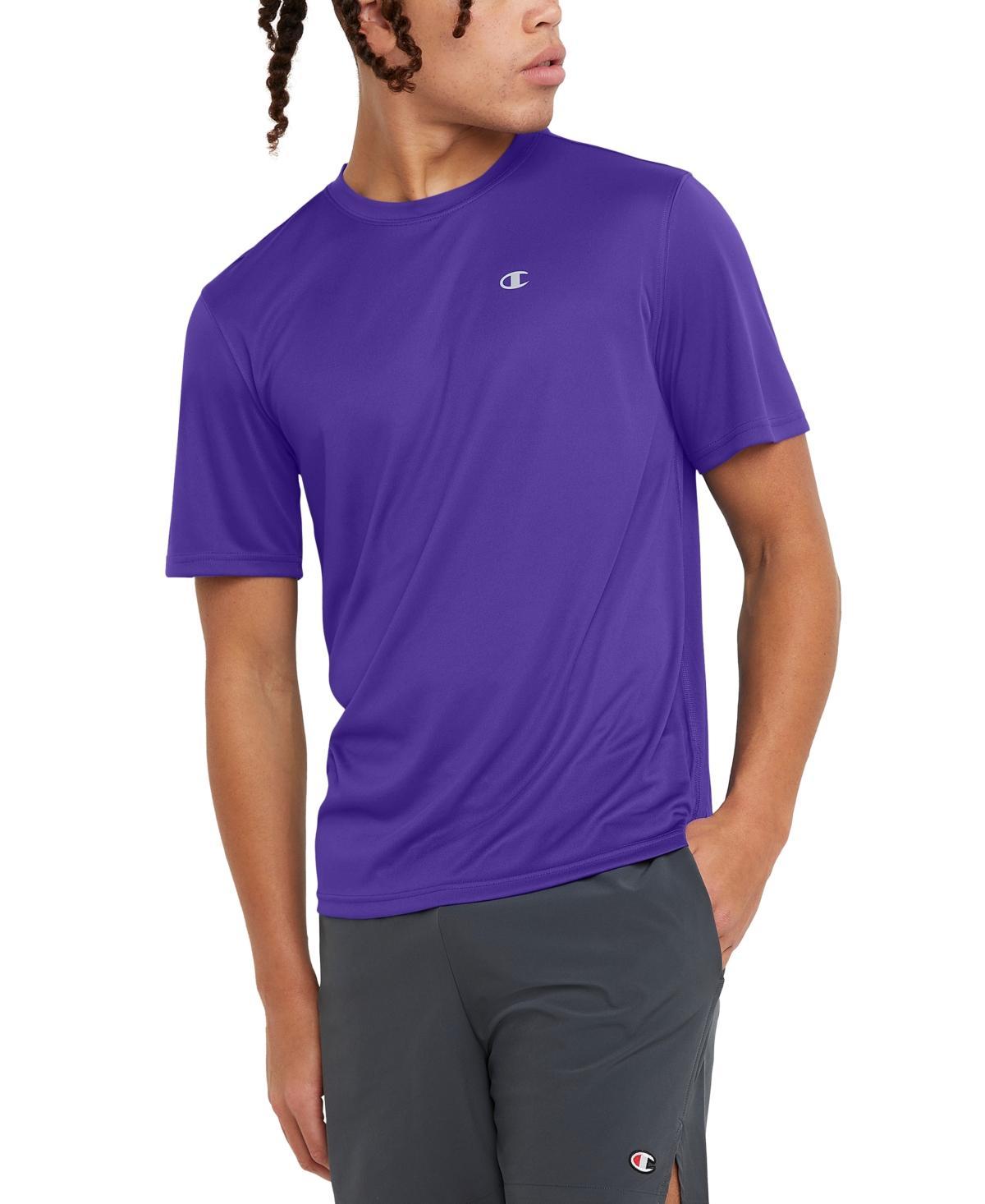 Mens Champion Double Dry Tee Team Red Scarlet L Product Image