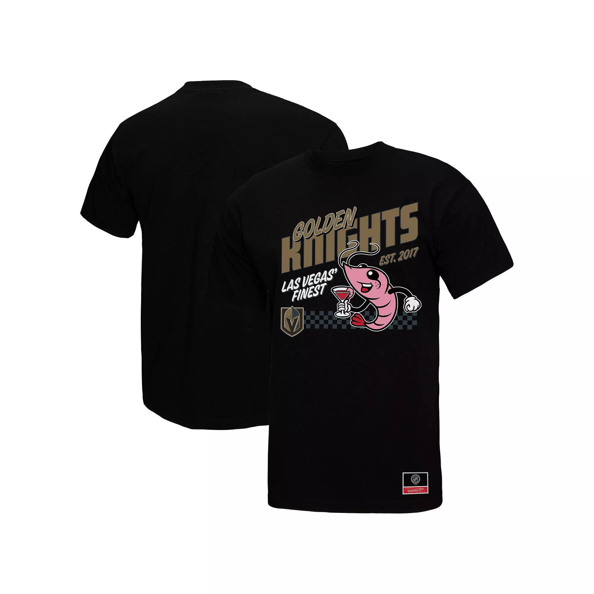 Men's Mitchell & Ness Black Vegas Golden Knights Local Food T-Shirt, Size: 3XL, Lvk Black Product Image