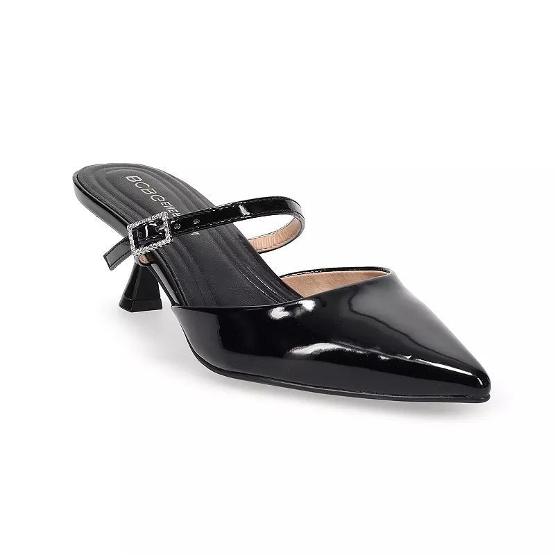BCBGeneration Kalista Women's Kitten Heel Slide On Pumps, Size: 6.5, Black Product Image