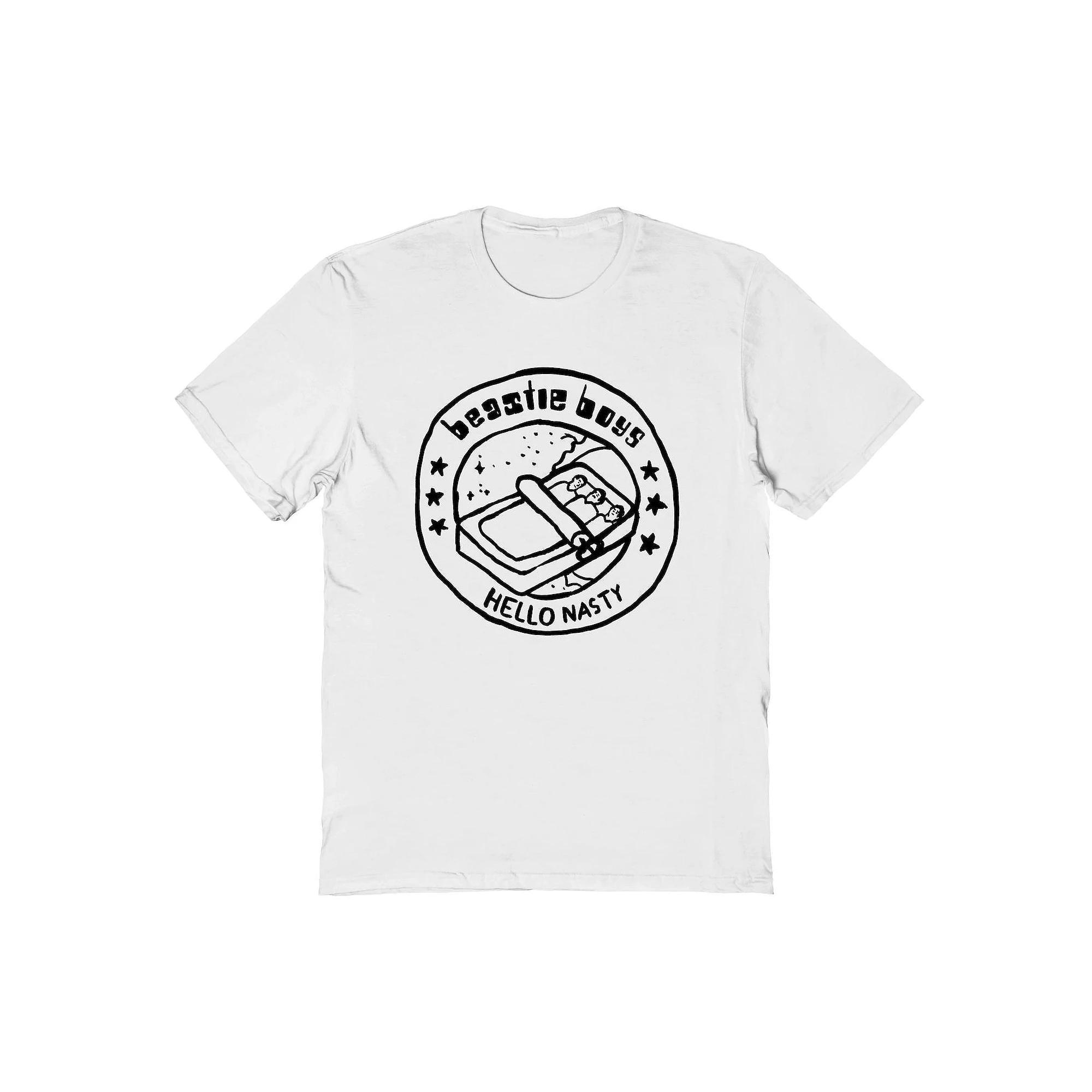 Men's Beastie Boys Hello Nasty Circle Graphic Tee, Size: XXL, White Product Image