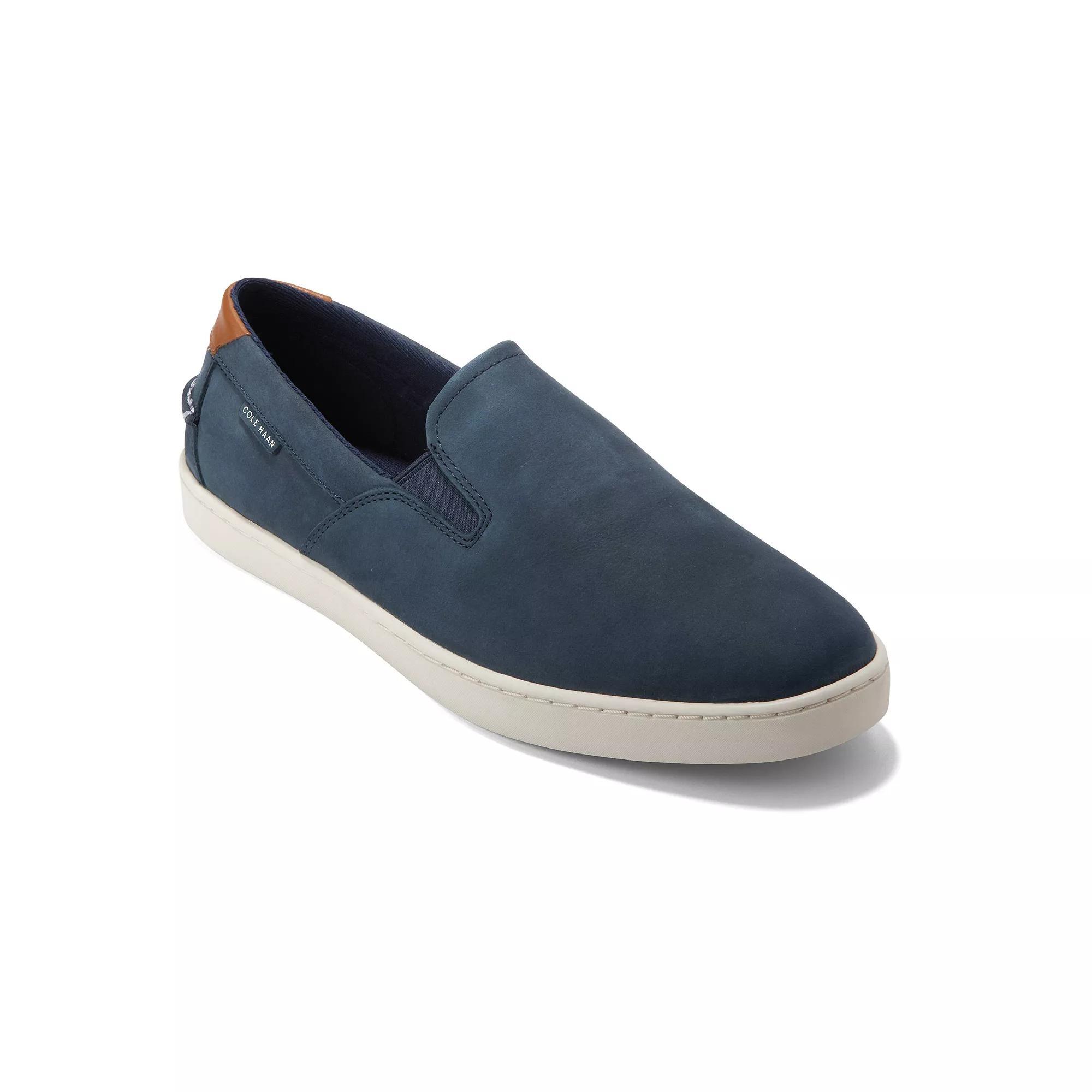 Cole Haan Nantucket Men's Deck Slip-On Shoes, Size: 11.5, Blue Blazer Product Image