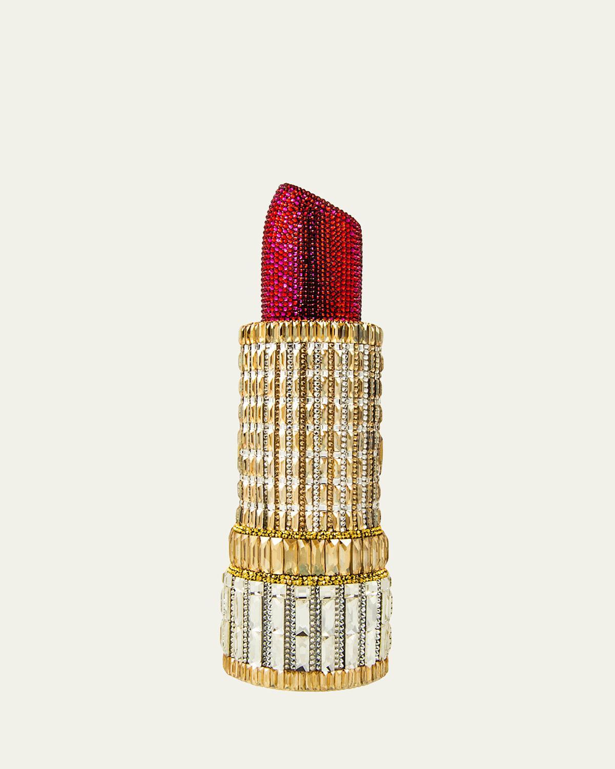 Womens Lipstick Seductress Crystal Clutch Product Image
