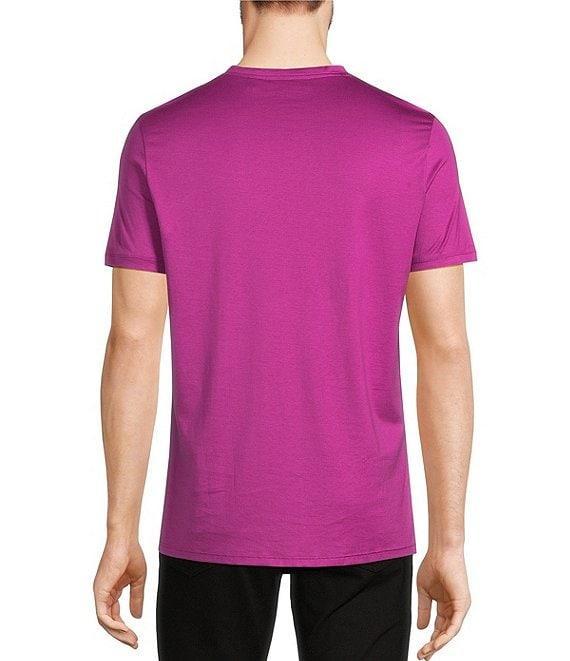 Murano Liquid Luxury Slim-Fit Short-Sleeve V-Neck T-Shirt Product Image