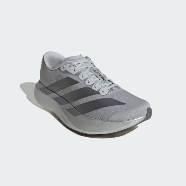 Mens adidas Adizero EVO SL Athletic Shoe Metallic / Iron Metallic / Halo Silver Product Image