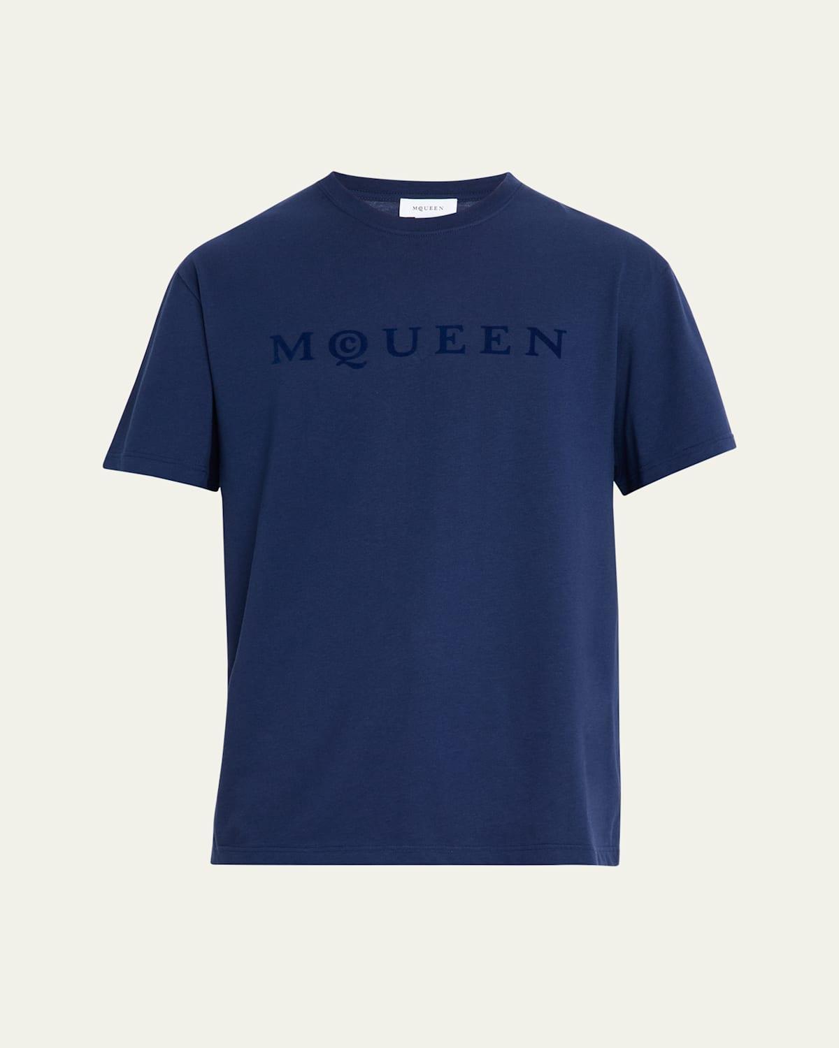 Mens Flocked Logo T-Shirt Product Image