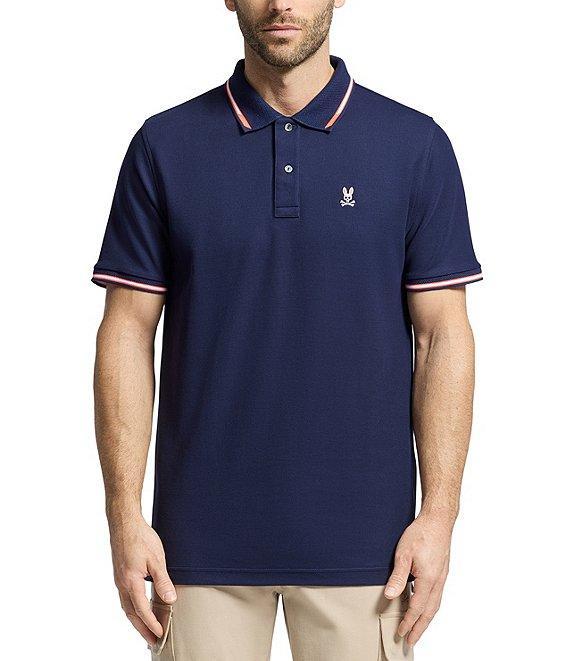 Psycho Bunny Stirling Pique Short Sleeve Polo Shirt Product Image