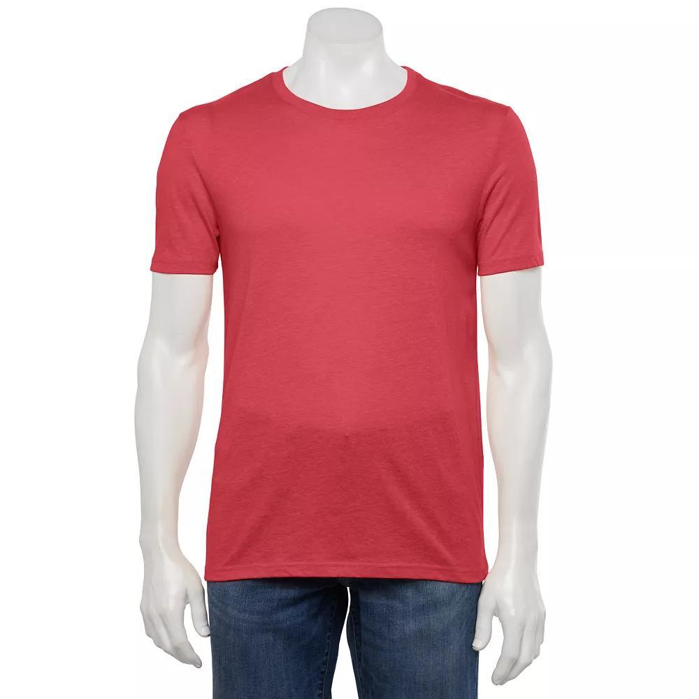 Men's Sonoma Goods For Life® Supersoft Crewneck Tee, Size: Medium, Red Product Image