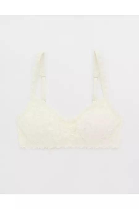Show Off Rosey Lace Scoop Bralette Women's Product Image