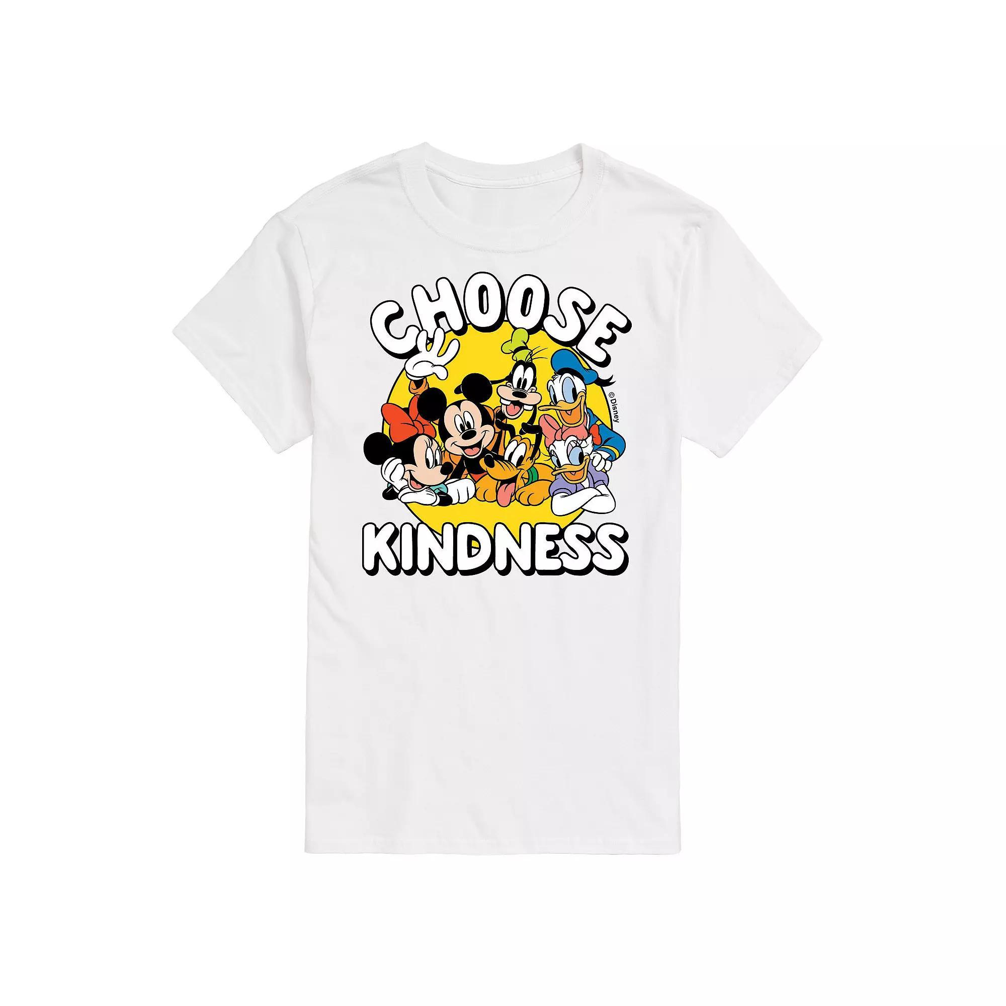 Disneys Mickey Mouse & Friends Big & Tall Choose Kindness Graphic Tee, Mens Product Image