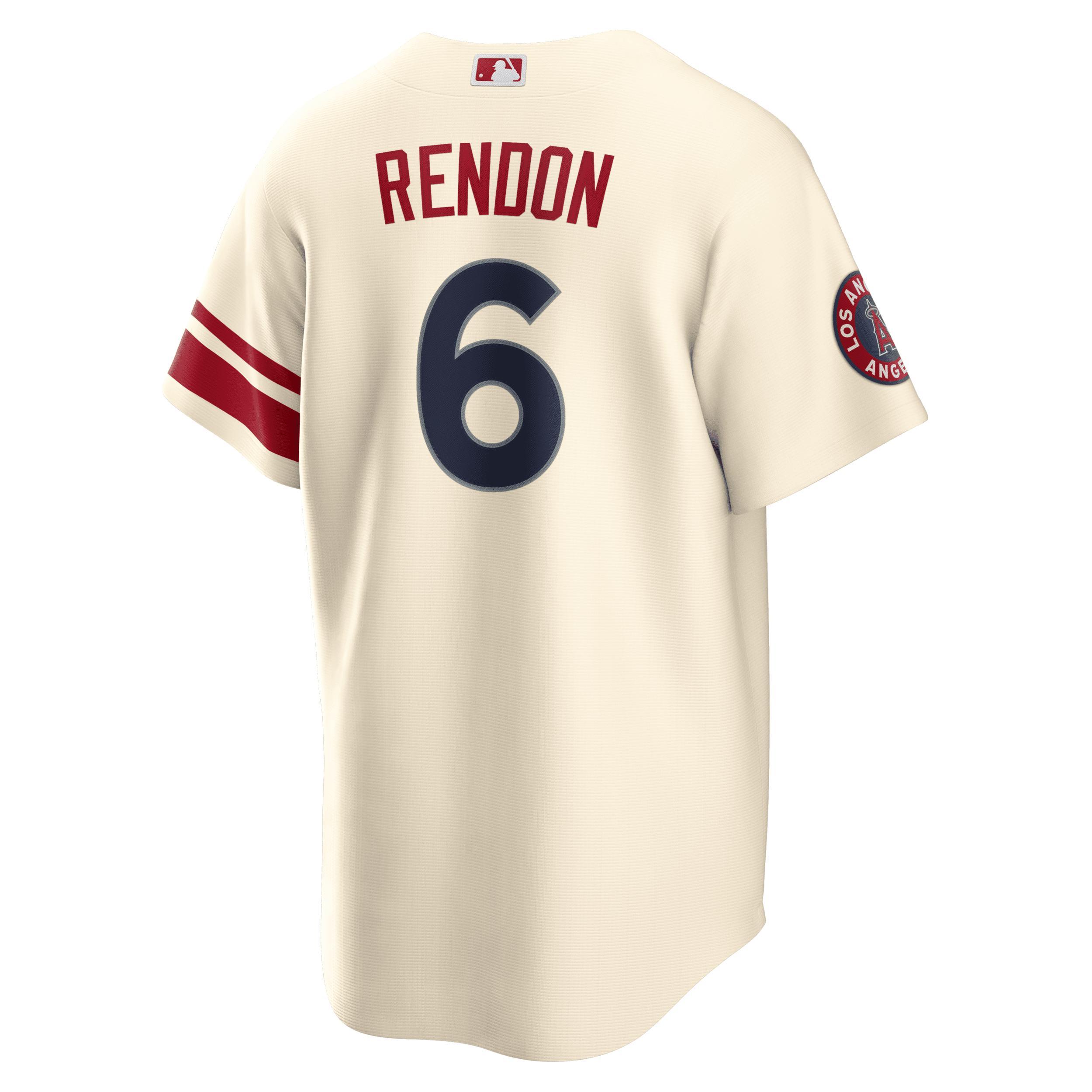 Men's Nike Cream Los Angeles Angels 2022 City Connect Replica Team Jersey, Size: 4XL, Beige Product Image