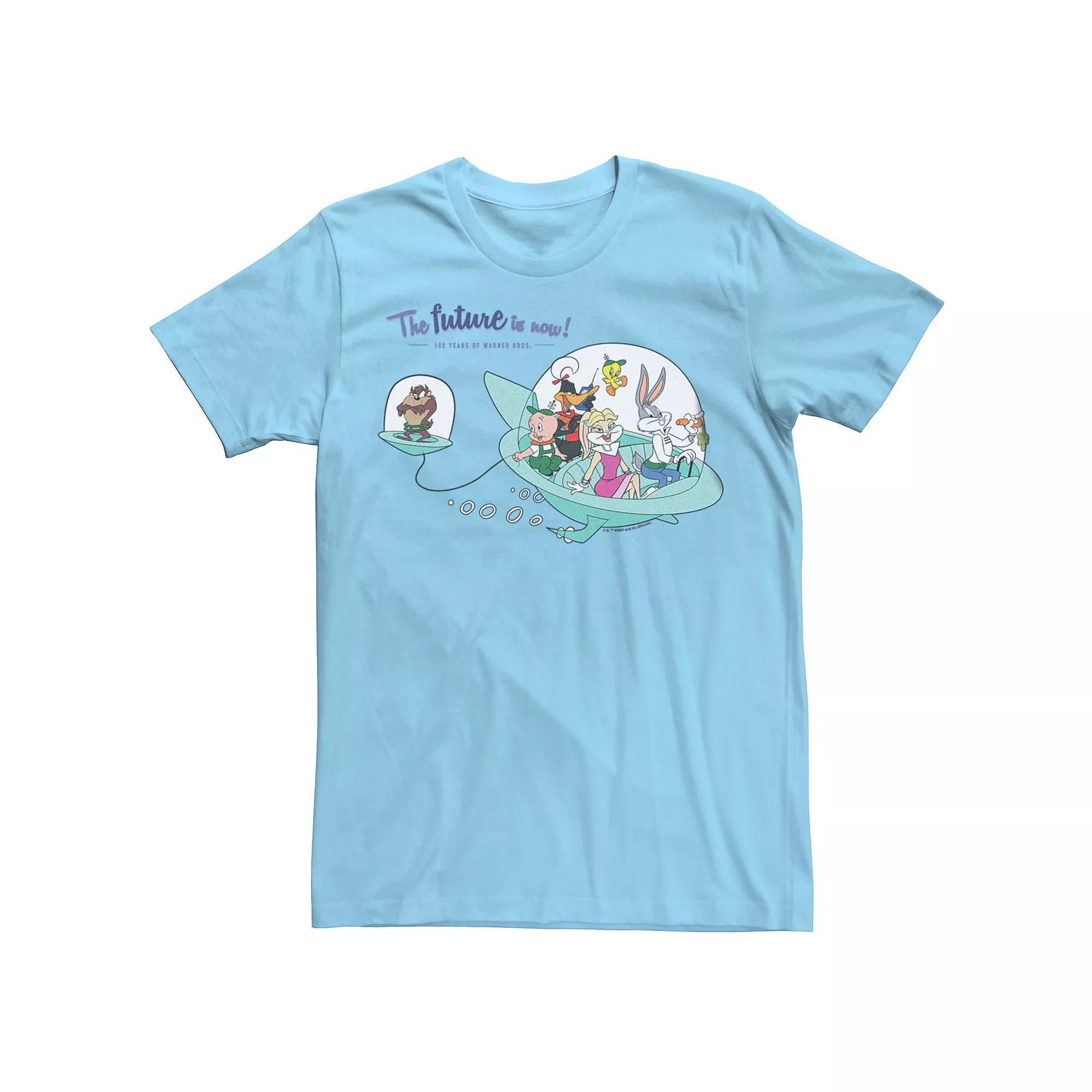 Men's Looney Tunes In The Jetsons Graphic Tee, Size: Medium, Light Blue Product Image