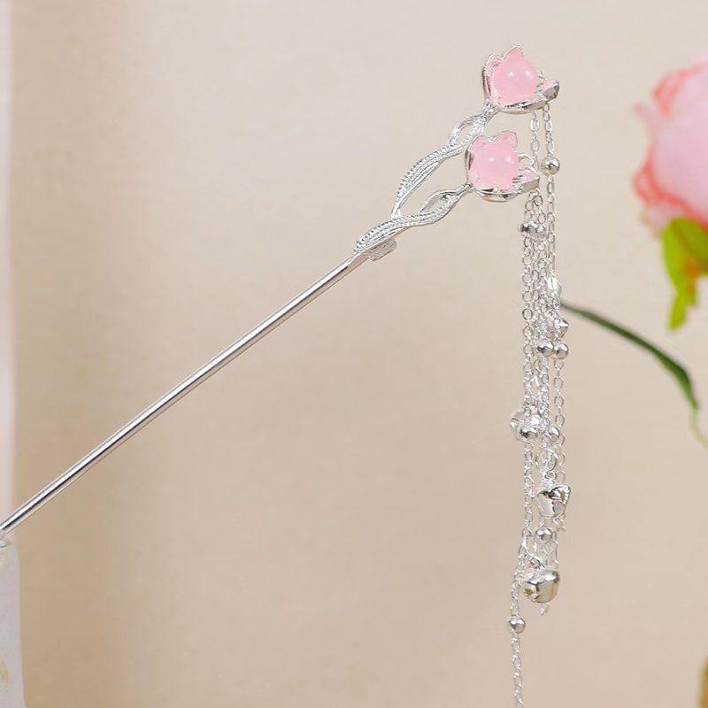 Beaded Tassel Hair Stick Product Image