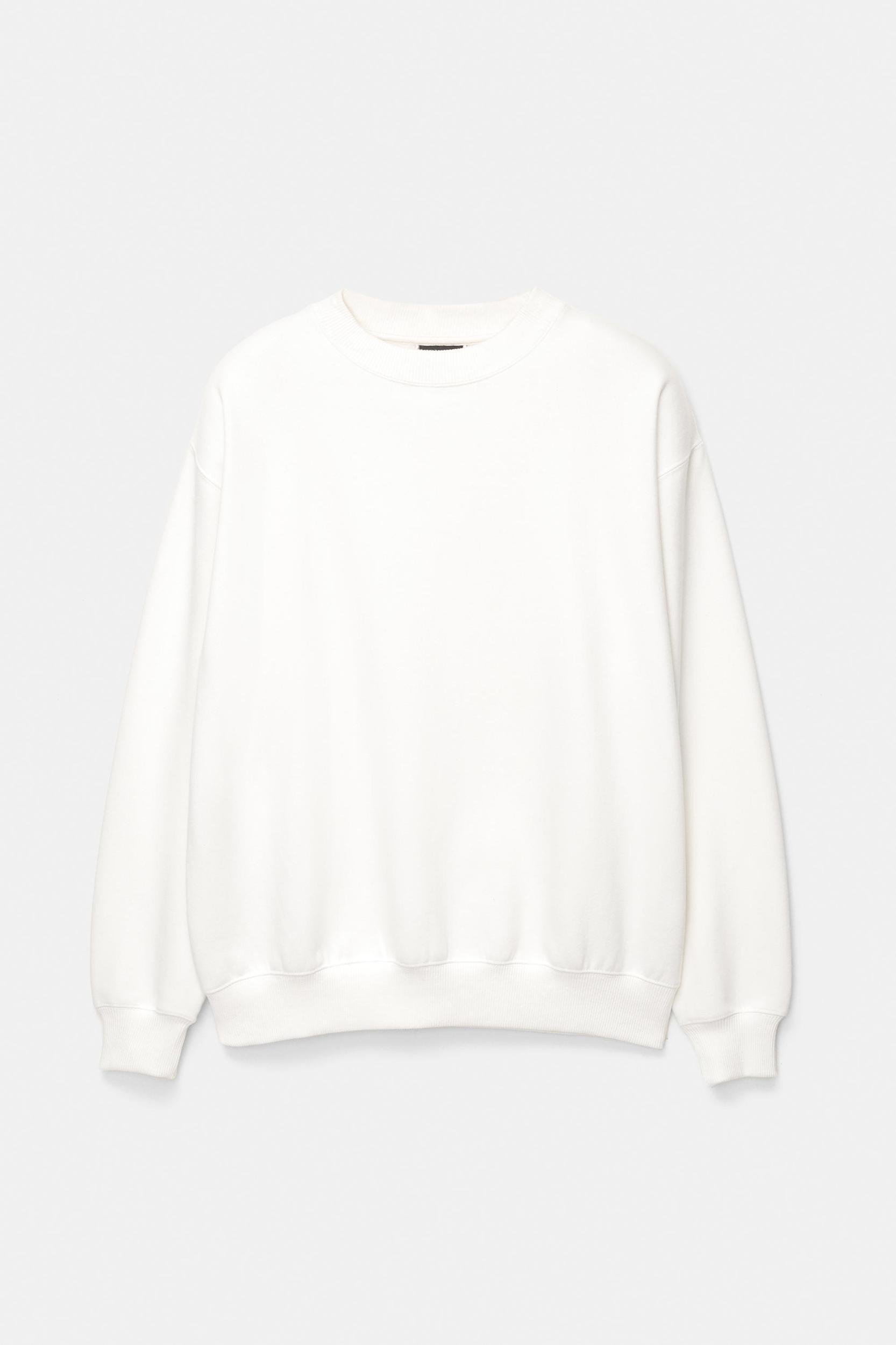Basic crew neck sweatshirt Product Image