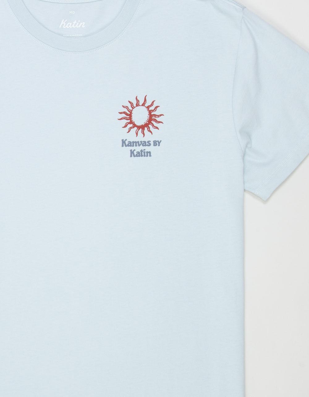 KATIN Warped Mens Tee - LIGHT BLUE Product Image