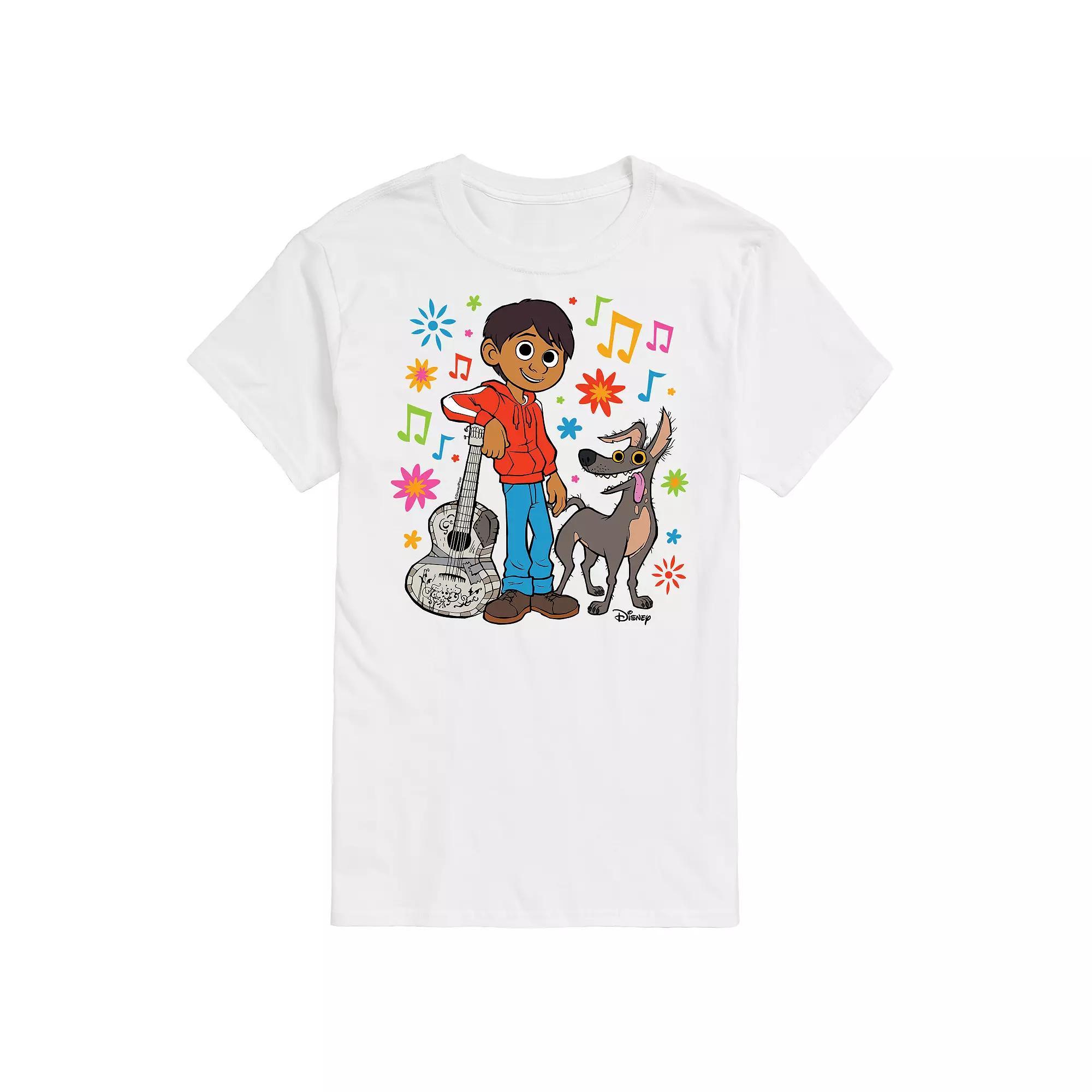 Disneys Coco Miguel Y Dante Big & Tall Graphic Tee, Mens Product Image
