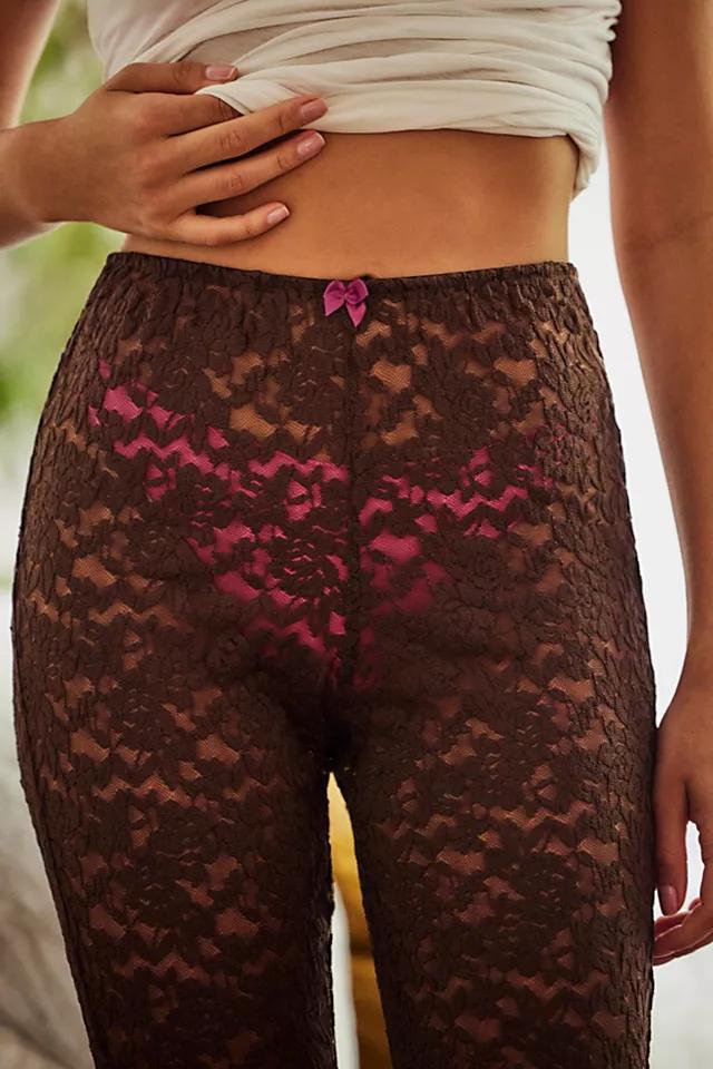 All Day Lace Capris Product Image