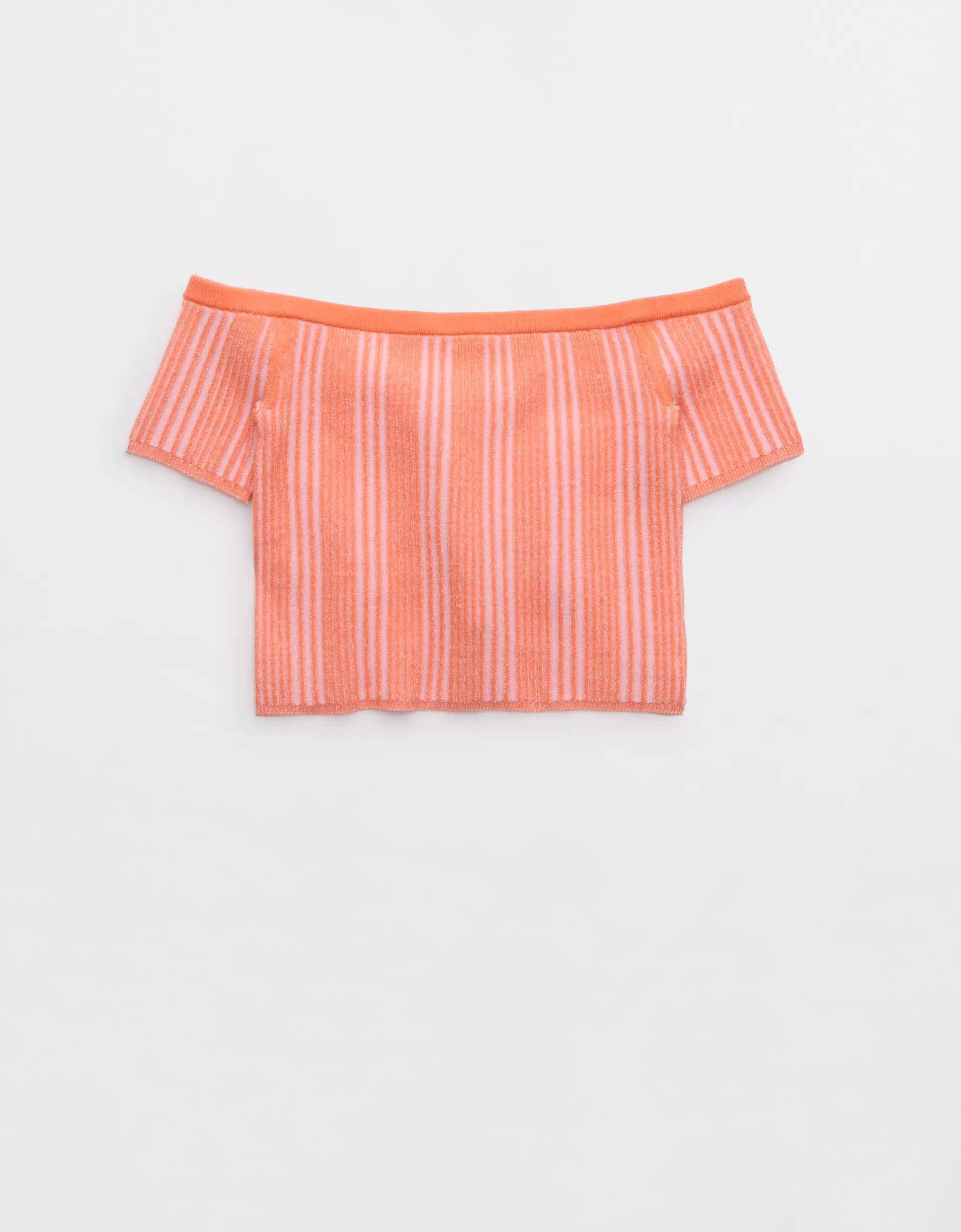 Aerie Reversible Sweater Cropped Top Product Image