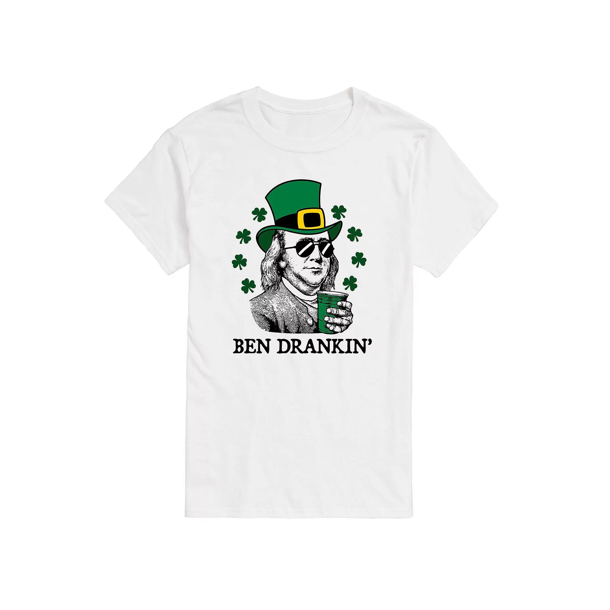 Mens St Paddys Ben Drankin Graphic Tee Product Image