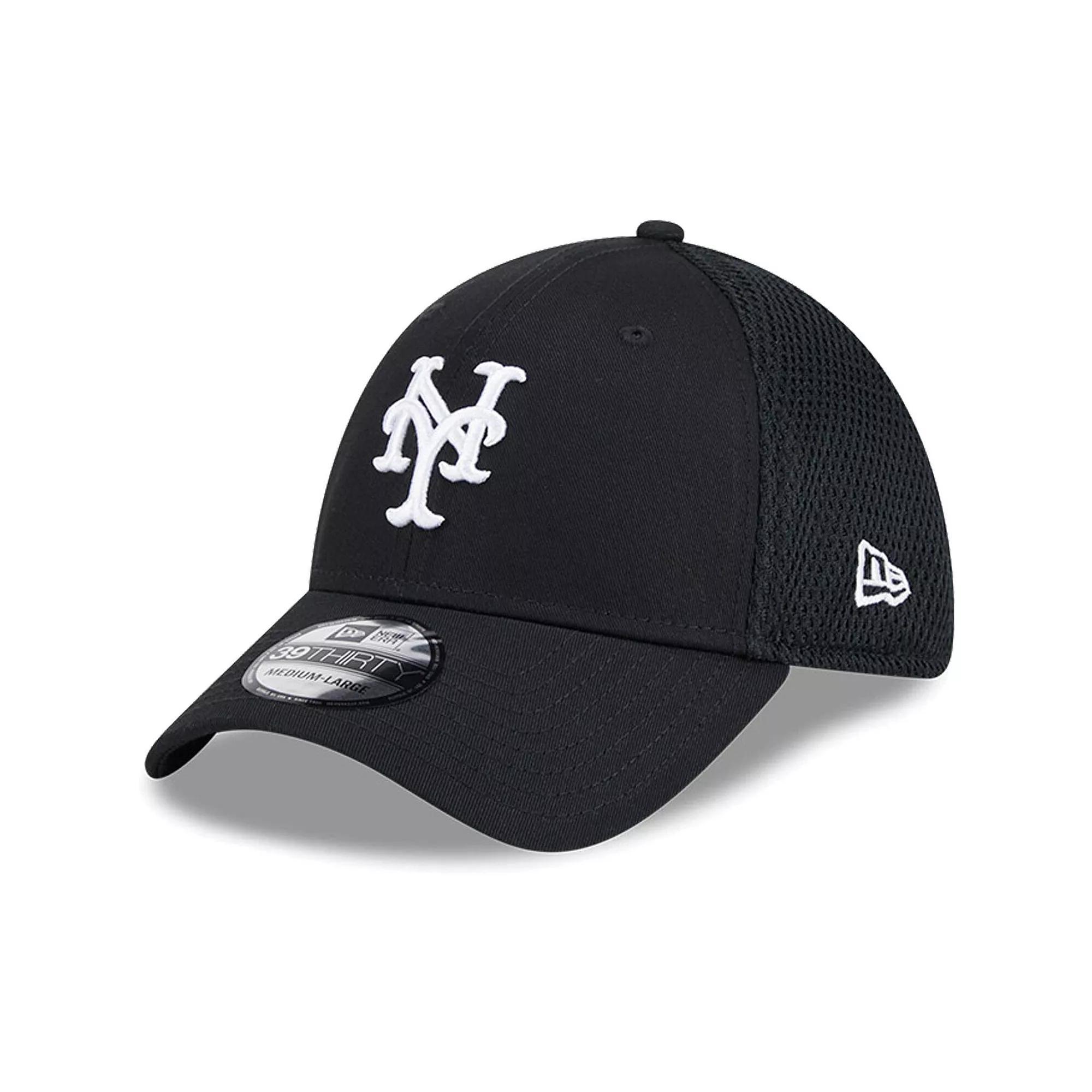 Mens New Era New York Mets Evergreen & White Neo 39THIRTY Flex Hat Product Image